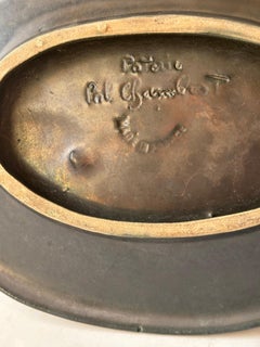 Pol Chambost ceramic , pottery  bowl dish plate  fish , Marked