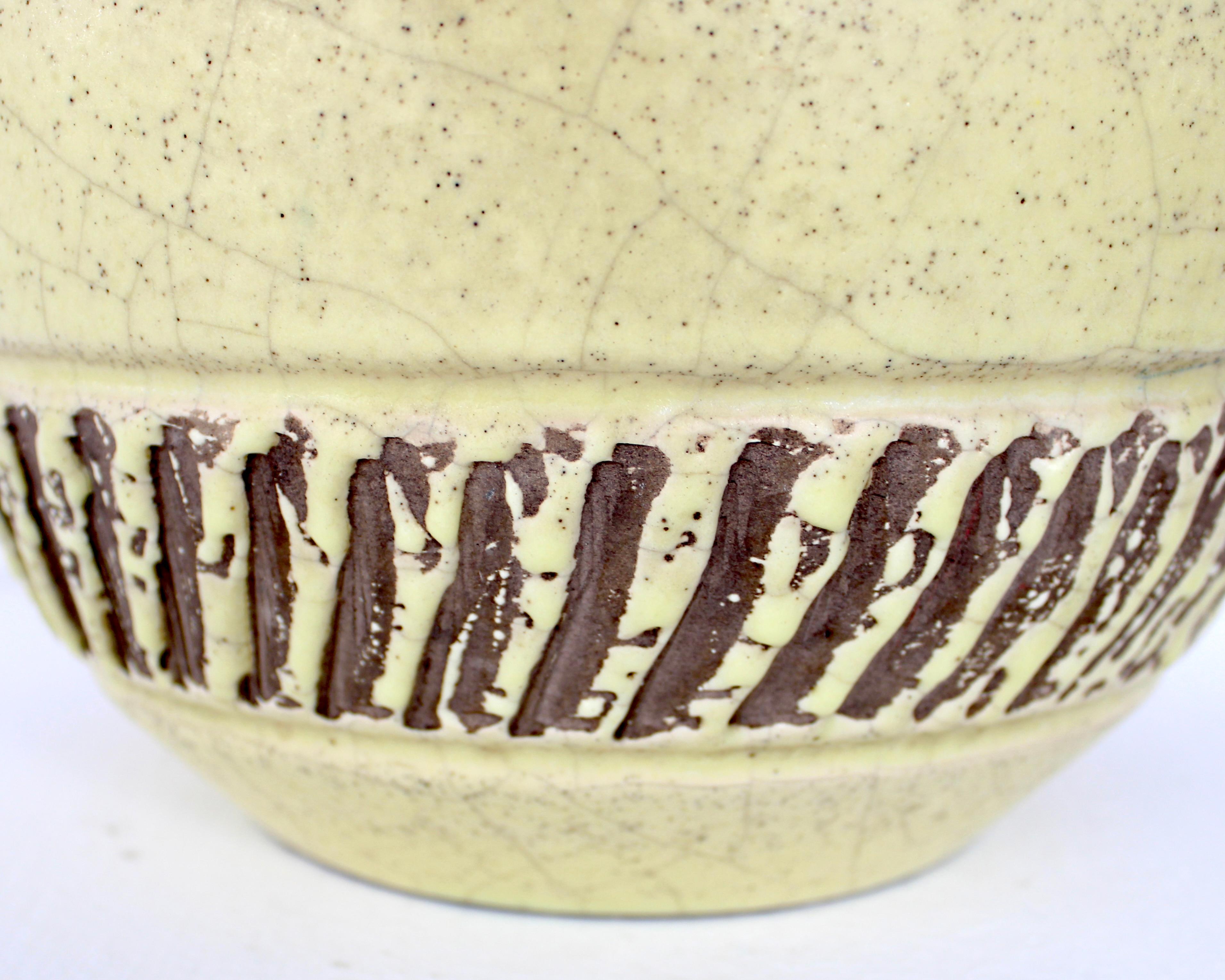 Pol Chambost Ceramic Vase France c 1940 For Sale 2