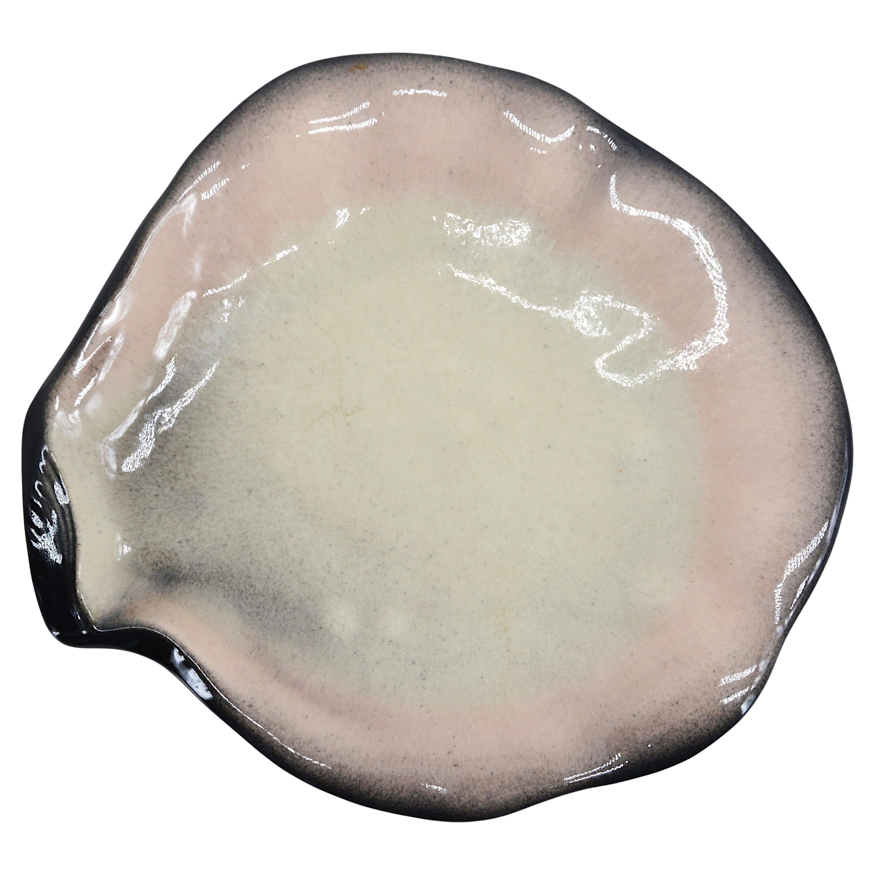 Pol Chambost French Midcentury Shell Bowl 1950 en venta