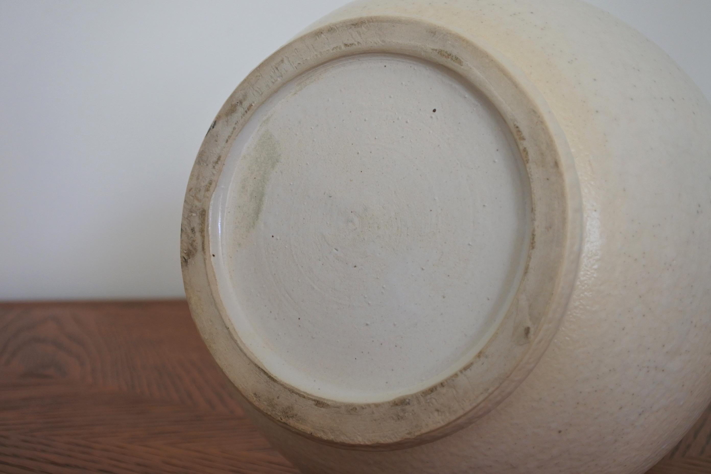 Pol Chambost Glazed Ceramic Vase, France, 1940s 4