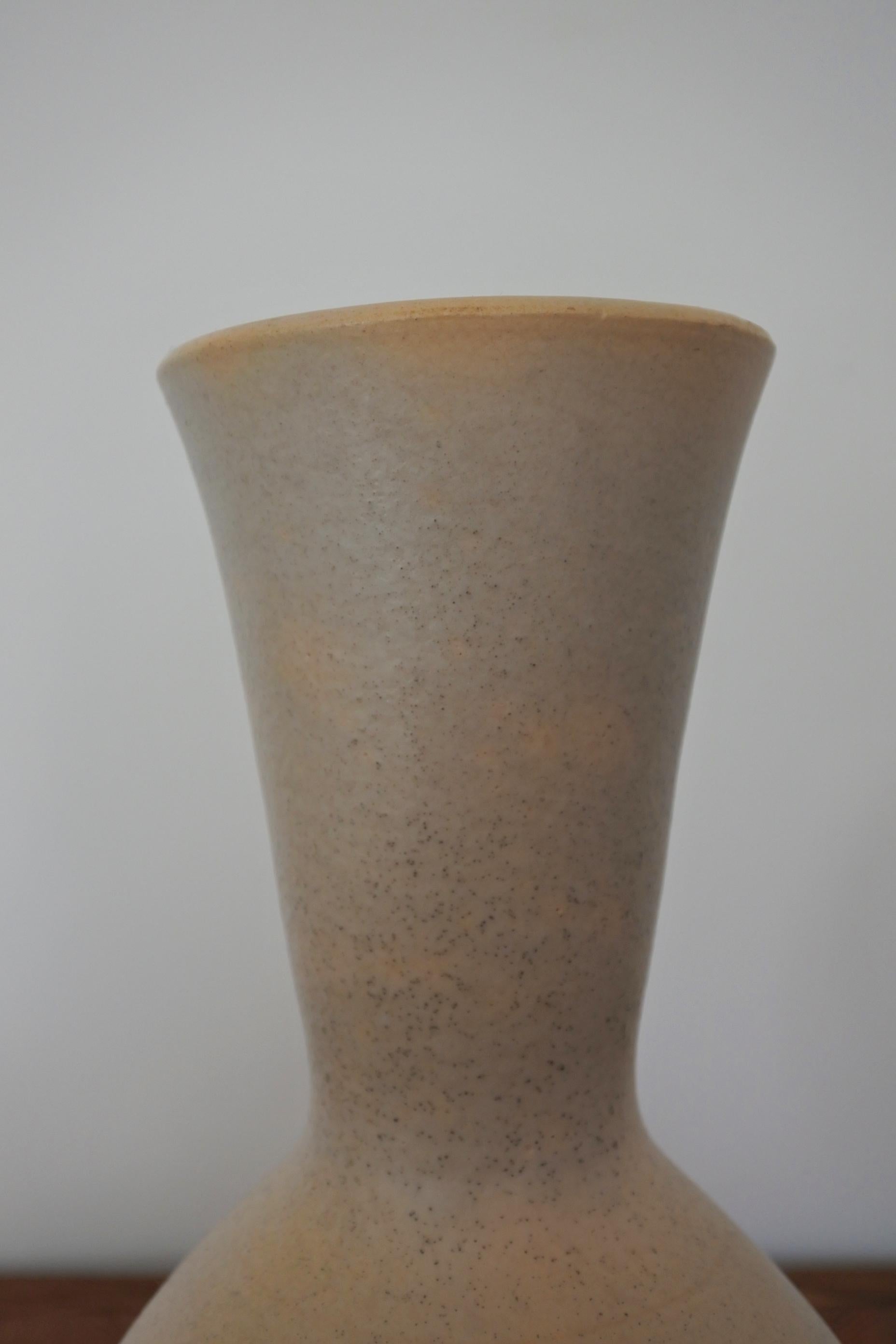 Mid-Century Modern Pol Chambost Glazed Ceramic Vase, France, 1940s