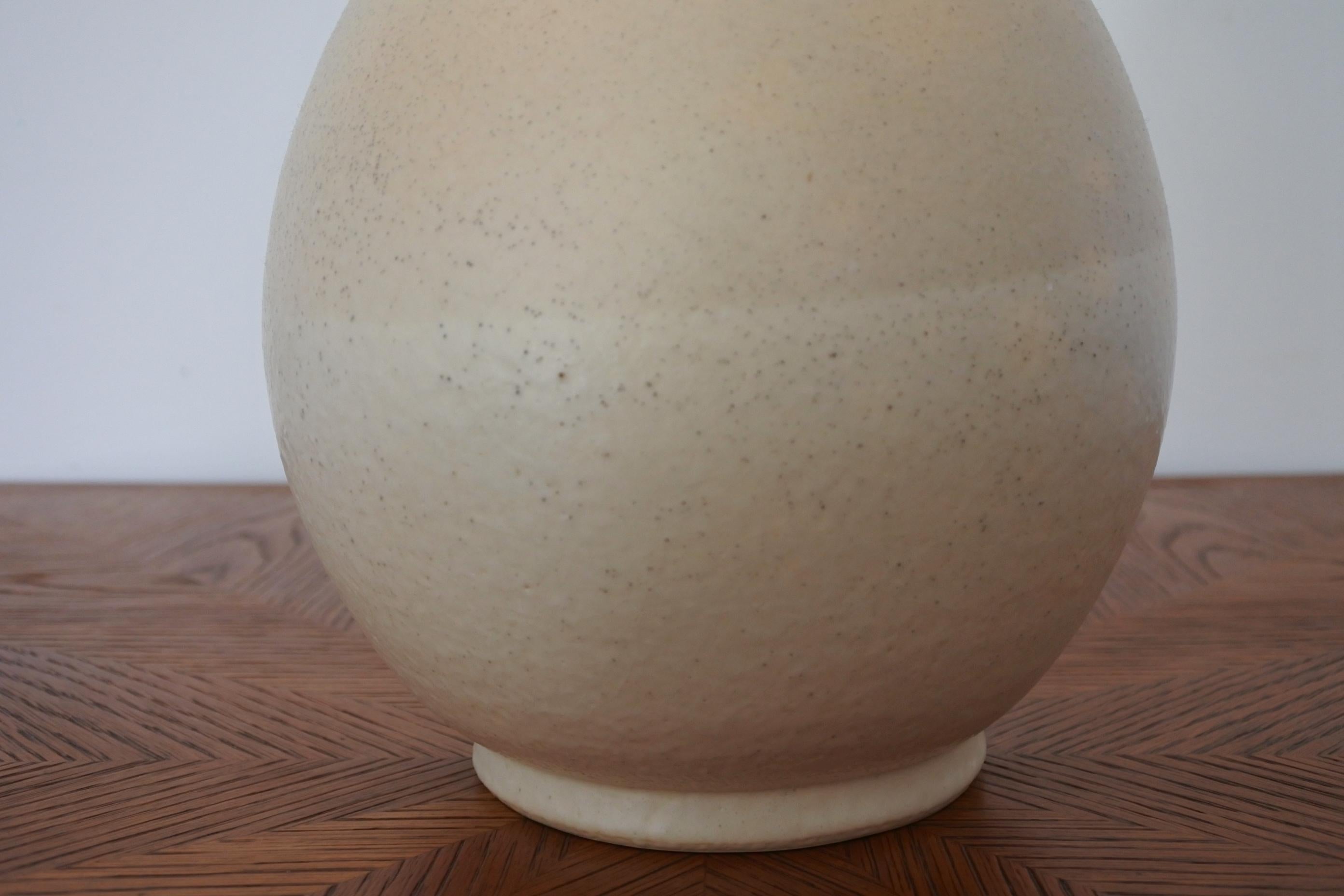 French Pol Chambost Glazed Ceramic Vase, France, 1940s