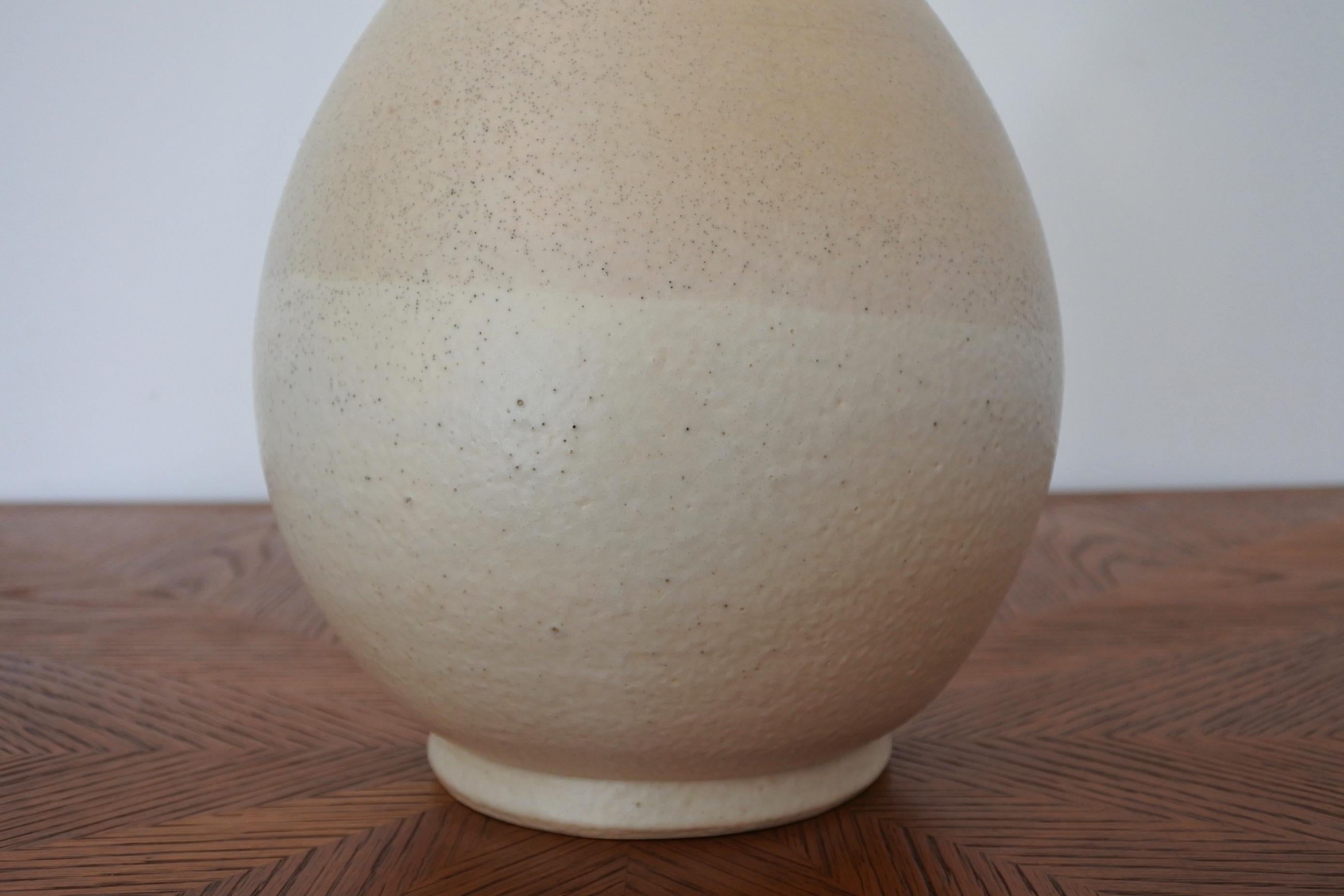 Mid-20th Century Pol Chambost Glazed Ceramic Vase, France, 1940s