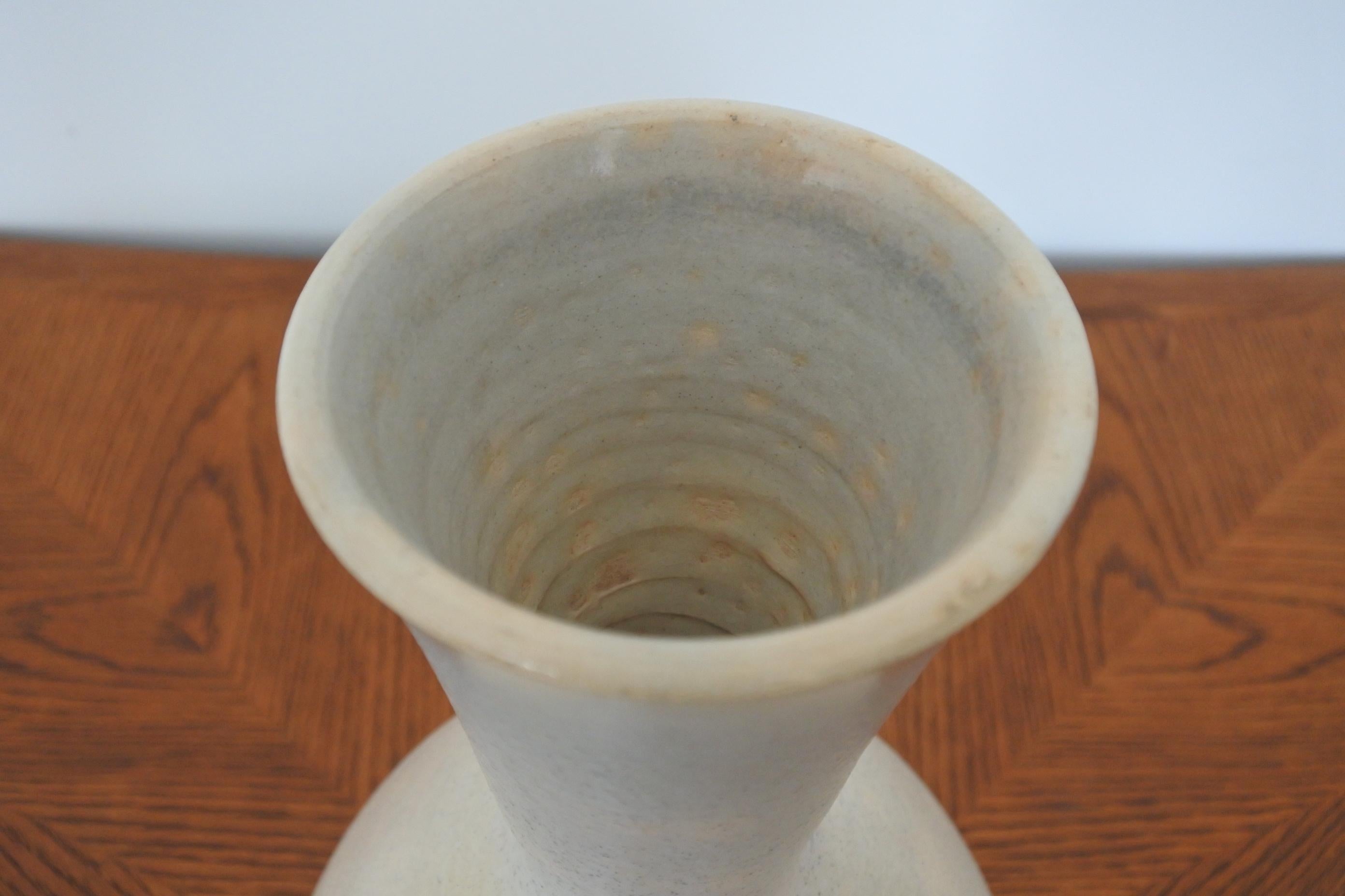 Pol Chambost Glazed Ceramic Vase, France, 1940s 1