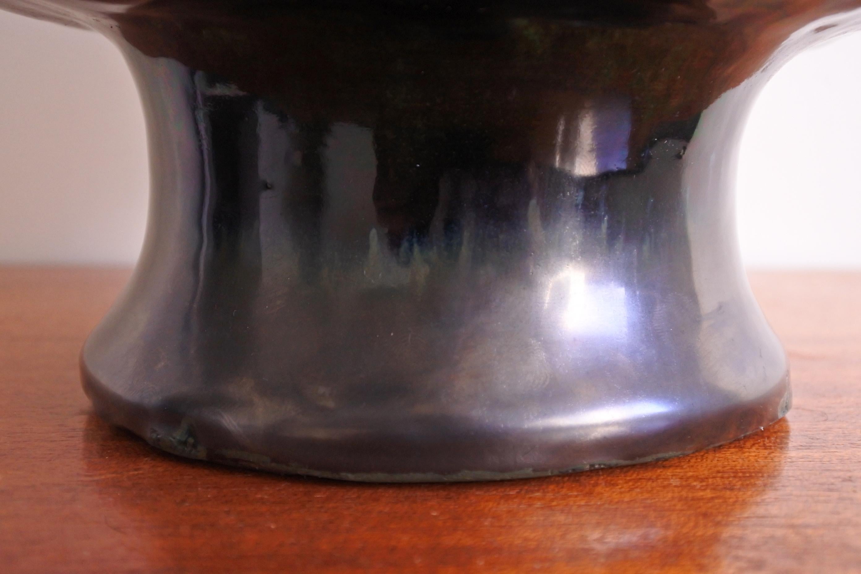 Pol Chambost Glazed Ceramic Vase, Model 816, France 1954 In Good Condition In La Teste De Buch, FR