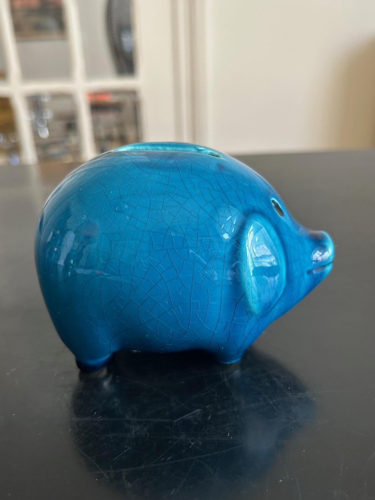 Glazed Pol Chambost Piggy Bank For Sale