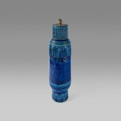 Pol Chambost Signed Model 1306 In Blue Ceramic