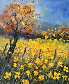 Buttercups Impressionism - BELGIAN SCHOOL AUC
