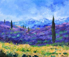 Lavender in Provence Impressionism - BELGIAN SCHOOL AUC