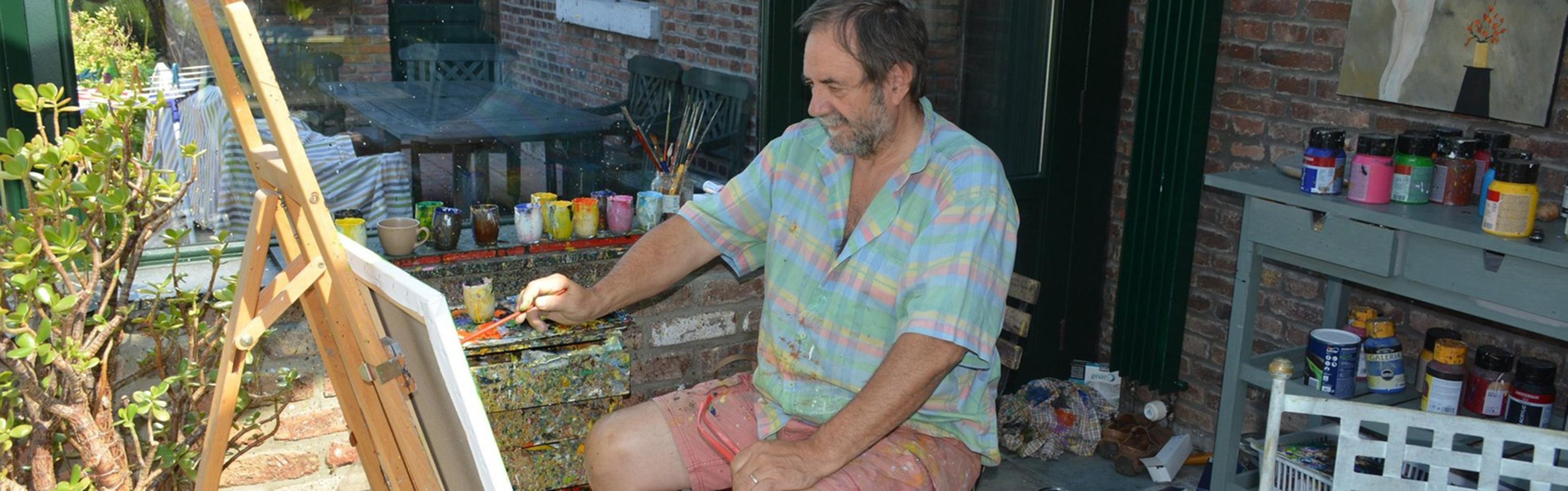 Moors Impressionism Landscape - BELGIAN SCHOOL AUC 3