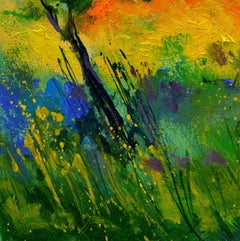 Such a great summer Impressionism Landscape - BELGIAN SCHOOL AUC Signed