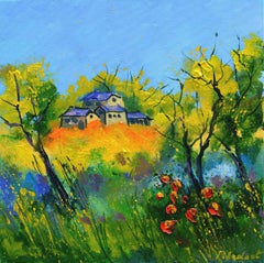 Such a great summer Impressionism Landscape - BELGIAN SCHOOL AUC Signed