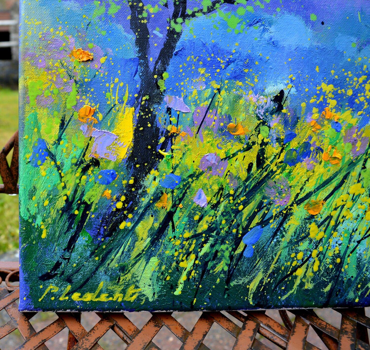 Impressionismus-Landschaft des Sommers 442023 – BELGIAN SCHOOL AUC im Angebot 1