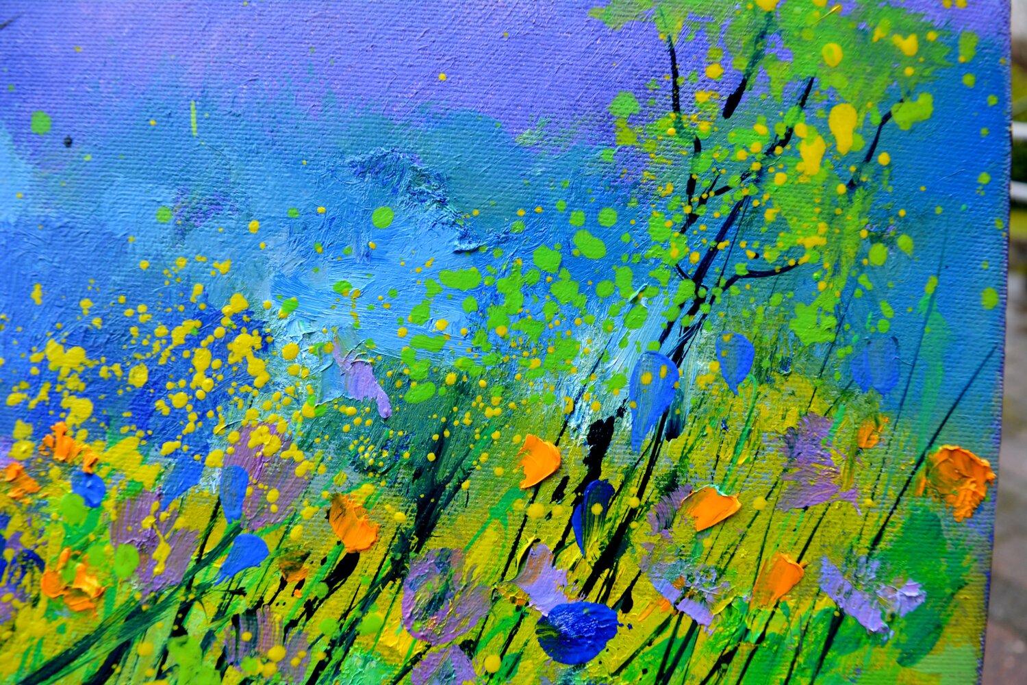 Impressionismus-Landschaft des Sommers 442023 – BELGIAN SCHOOL AUC im Angebot 2