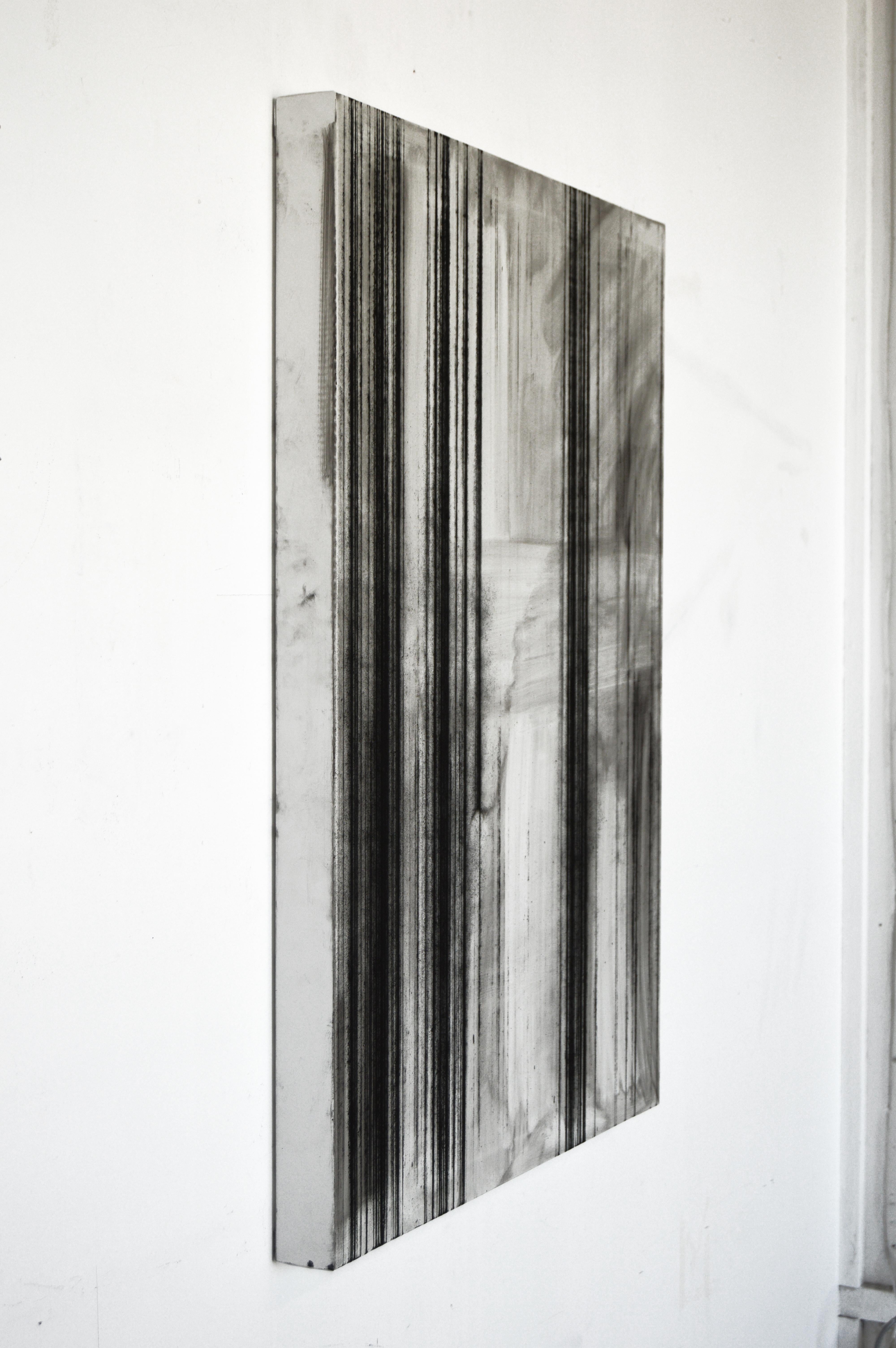 ABSTRACT New Black Lines Kunstwerk des zeitgenössischen spanischen Künstlers Pol Pintó 2024 im Angebot 2
