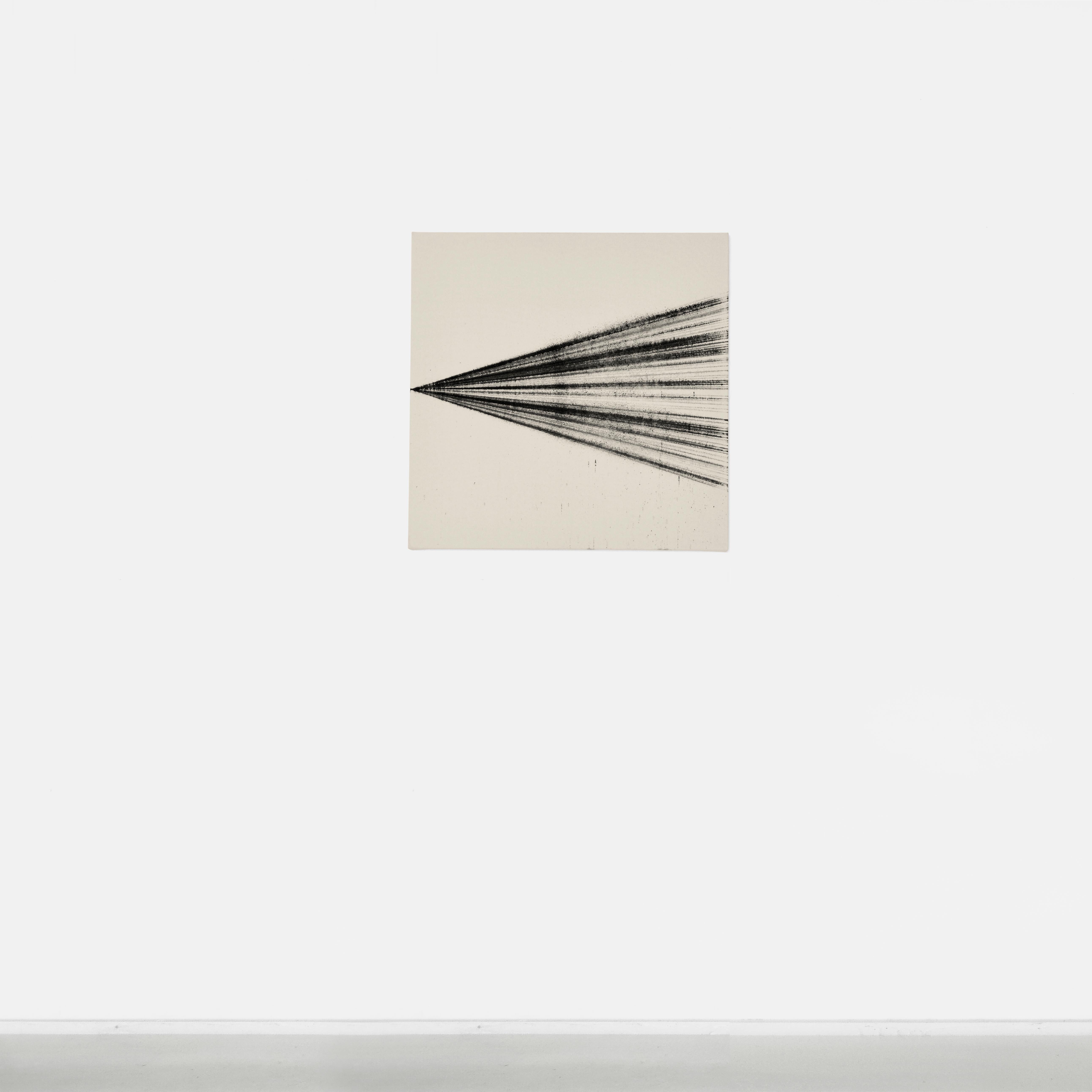 ABSTRACT New Black Lines Kunstwerk Zeitgenössischer Spanischer Künstler Pol Pinto 2024 (Braun), Abstract Painting, von Pol Pintó 