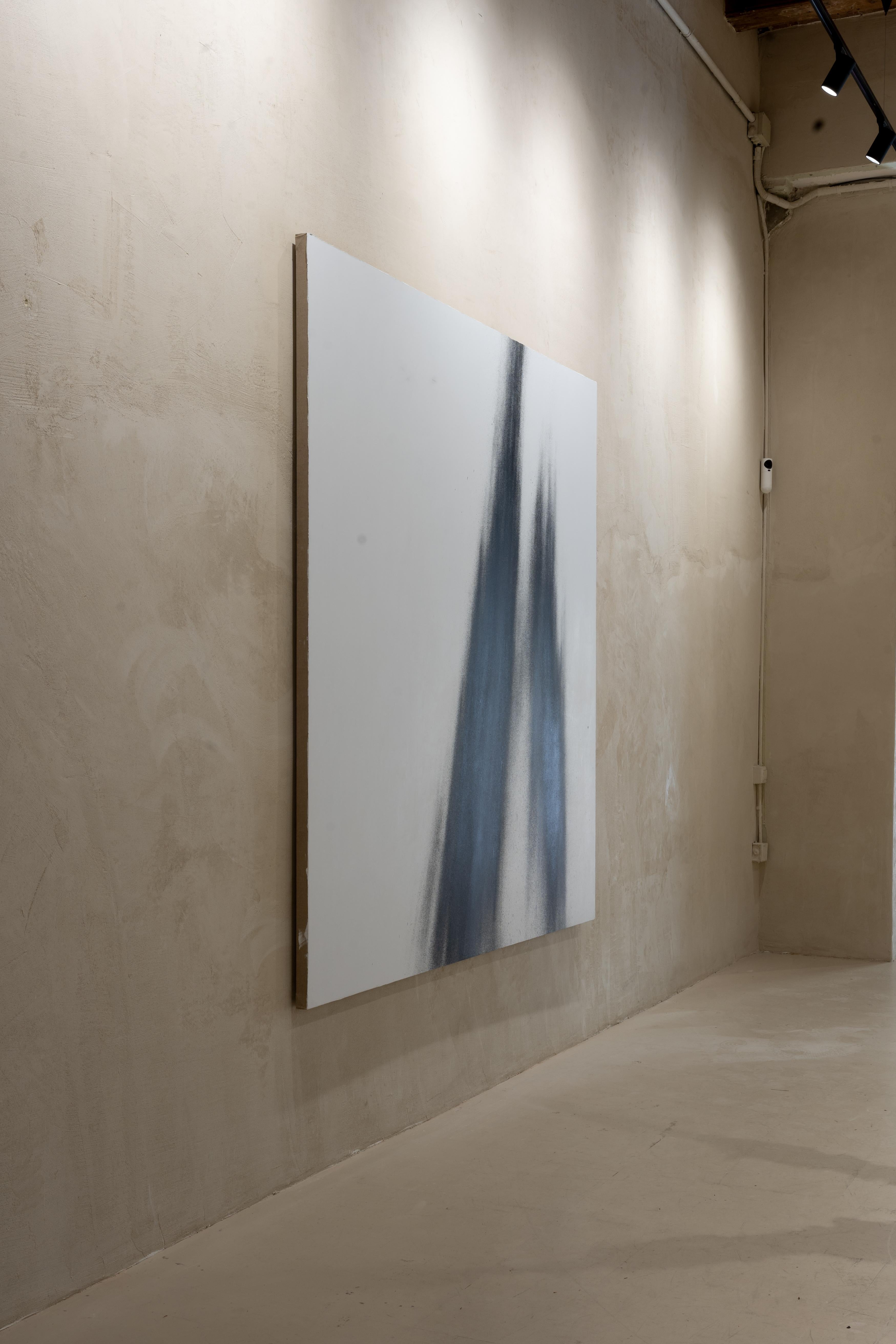 ABSTRACT Nuova opera d'arte con linee nere dell'artista spagnolo contemporaneo Pol Pintó 2024 in vendita 4