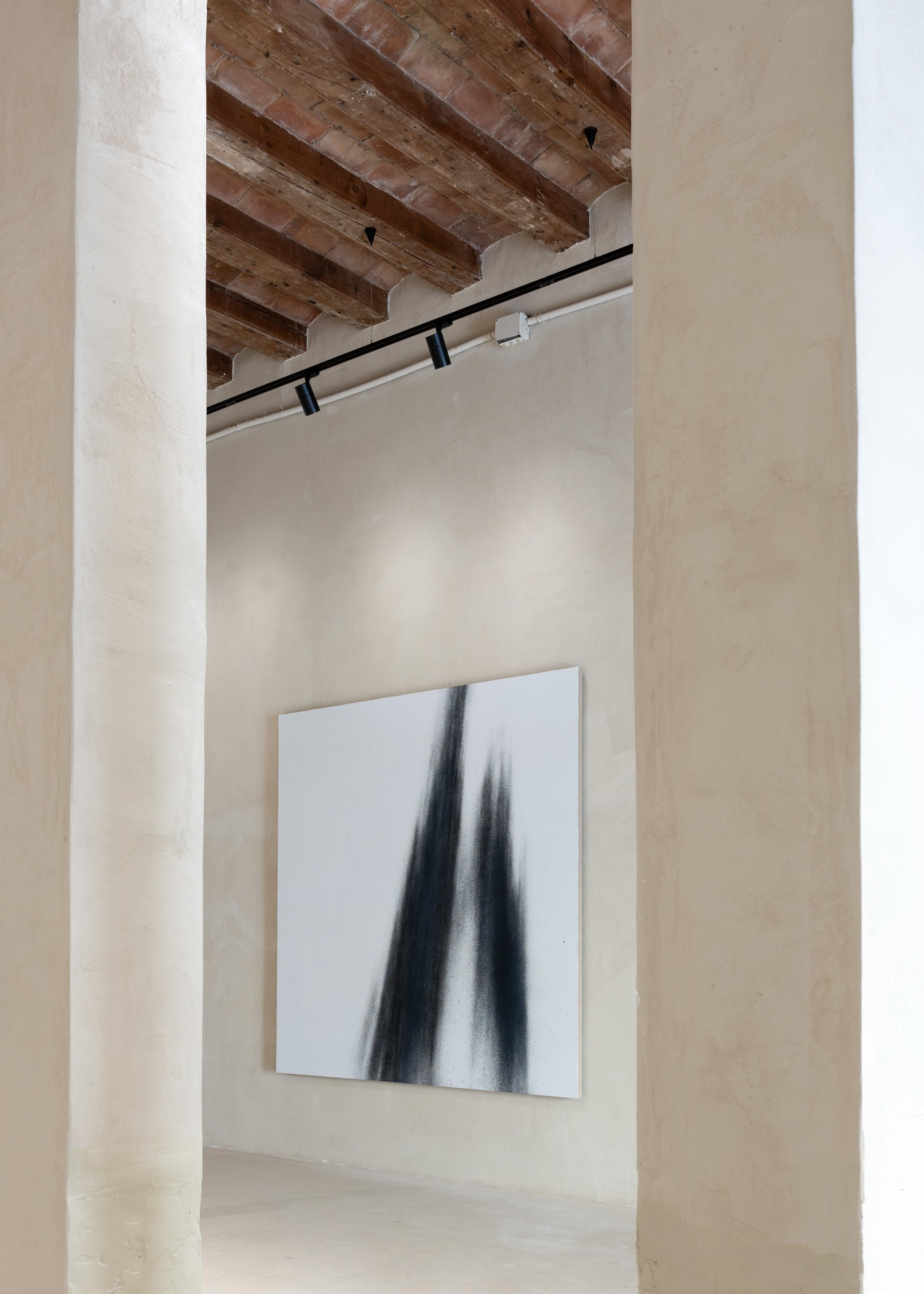 ABSTRACT Nuova opera d'arte con linee nere dell'artista spagnolo contemporaneo Pol Pintó 2024 in vendita 5