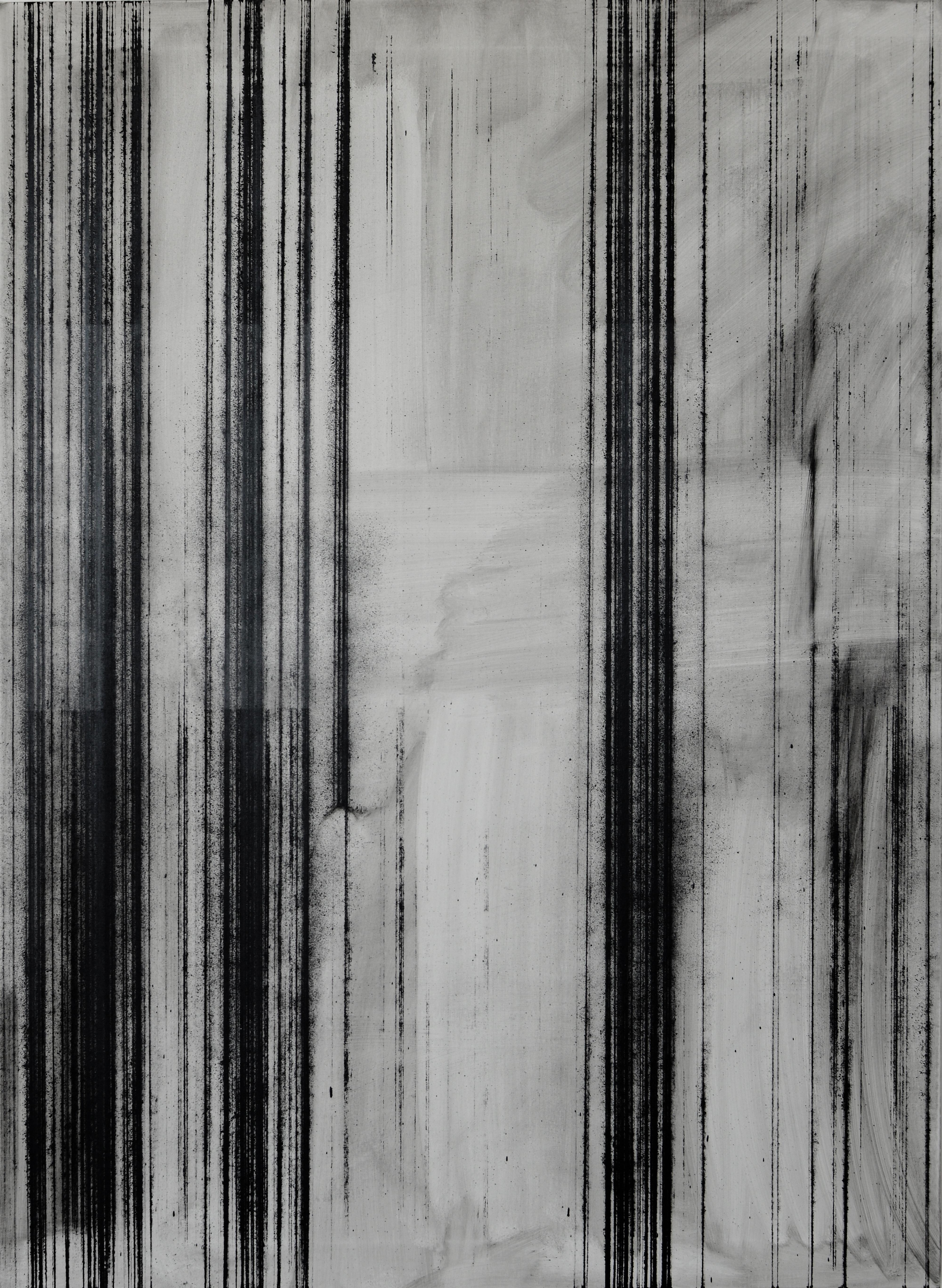 ABSTRACT New Black Lines Kunstwerk des zeitgenössischen spanischen Künstlers Pol Pintó 2024