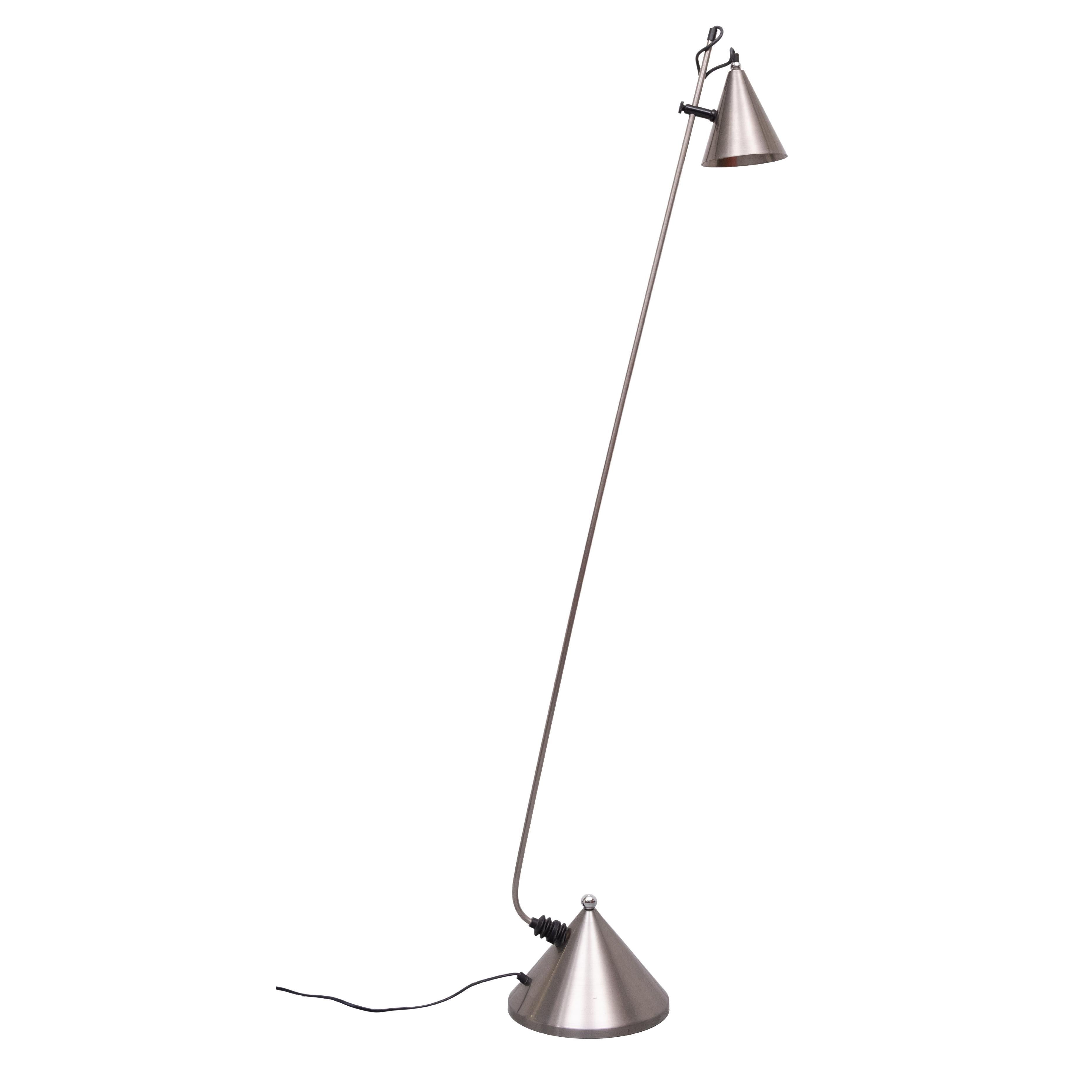 Pola Amstelveen Post-Modern Floor Lamp, Aluminum, Memphis Style, 1980s For Sale