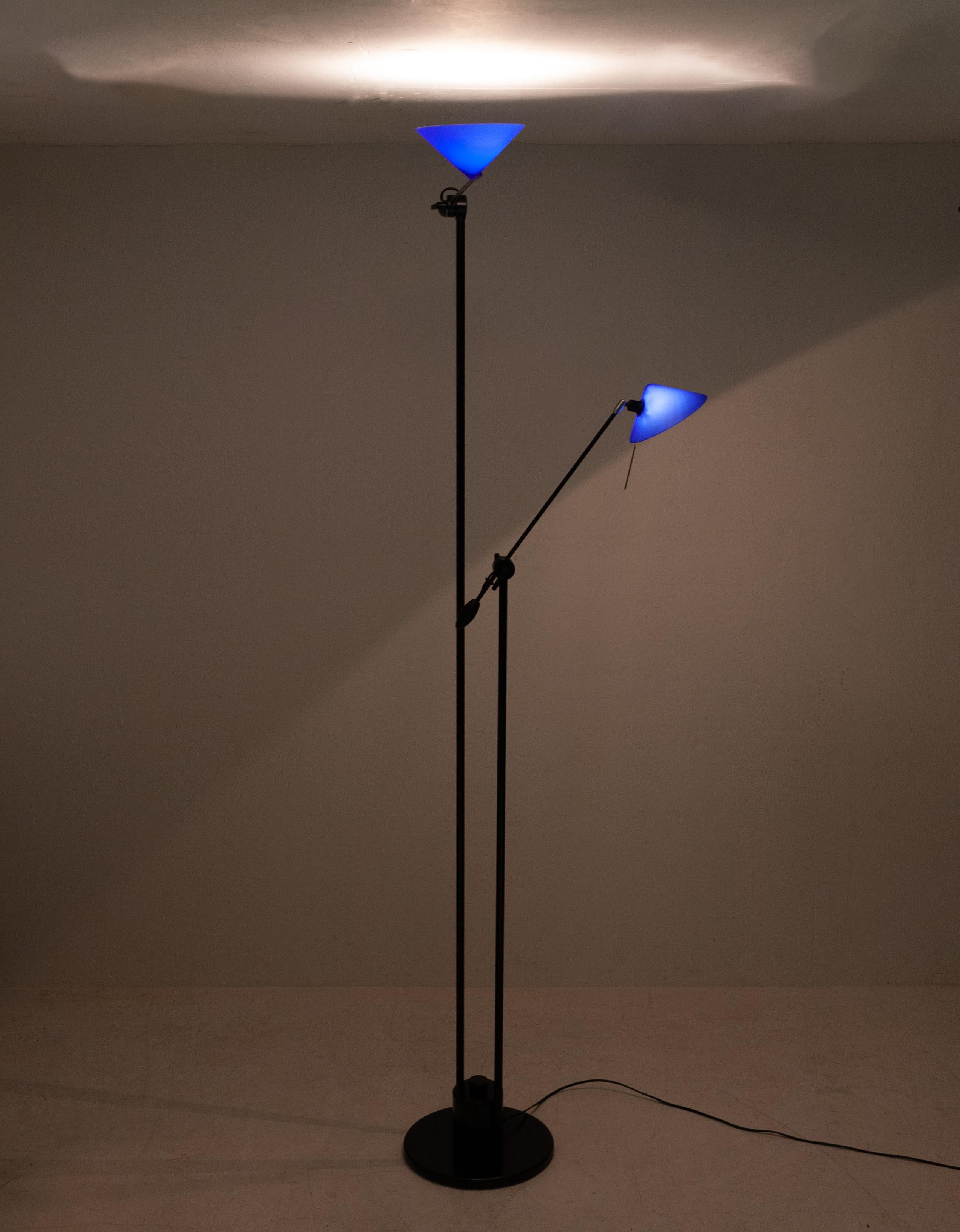 Late 20th Century Pola Design Amstelveen Holland Halogen Floor Lamp