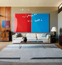 "Polanco - Pewter" /  9' x 12' / Hand-Knotted Wool Rug