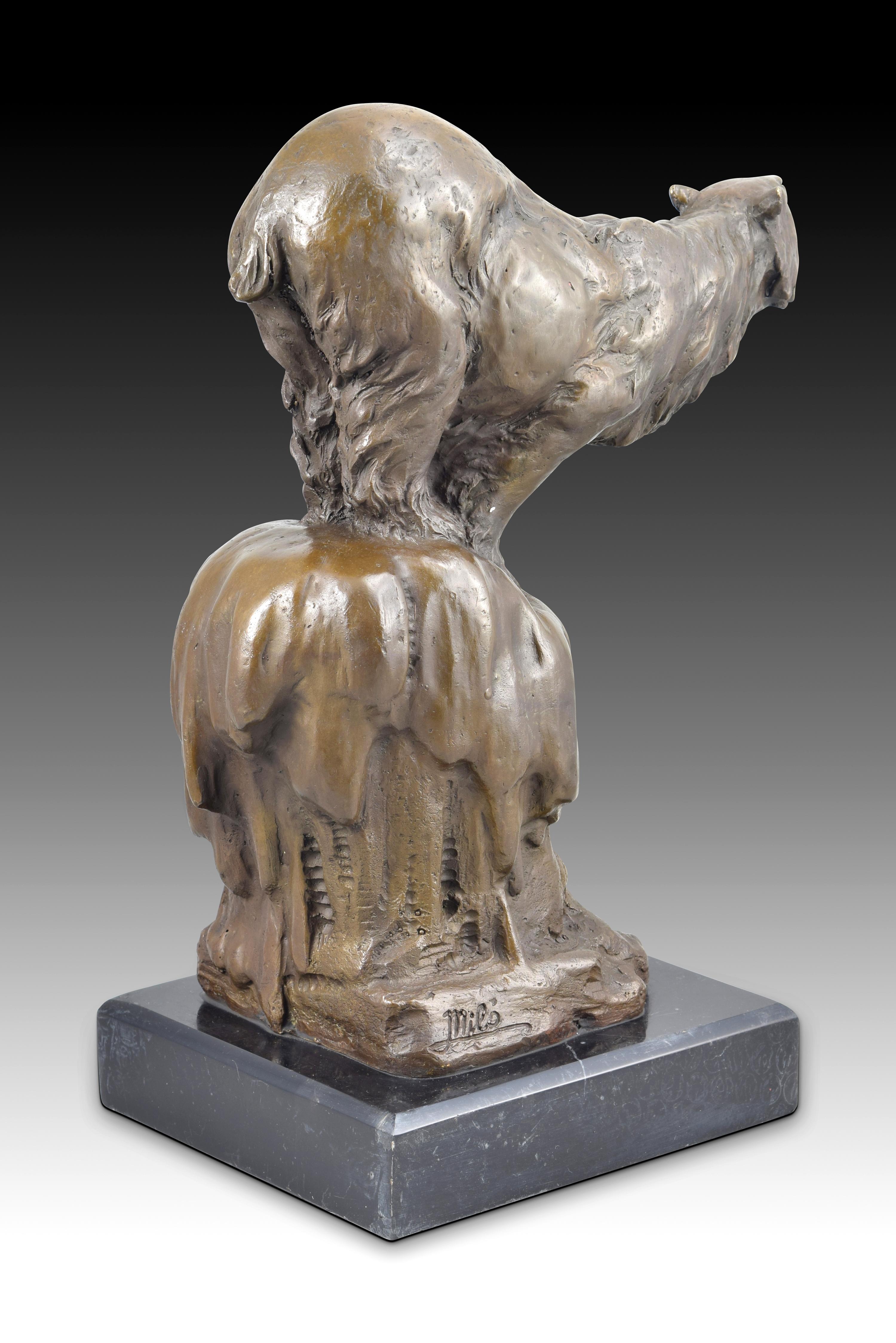 Other Polar Bear Bronze, Marble, Bronze, 20th Century For Sale