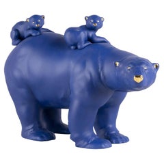 Polarb�är-Familien-Skulptur