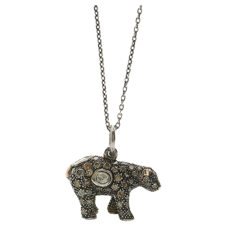 Polar Bear Necklace For Sale at 1stDibs