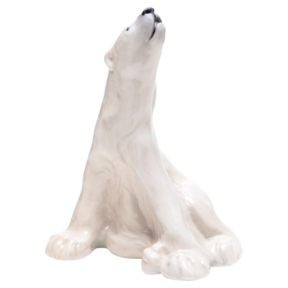 Figurine en porcelaine « POLAR BEAR » de Knut Khyn pour Royal Copenhagen  #825 en vente