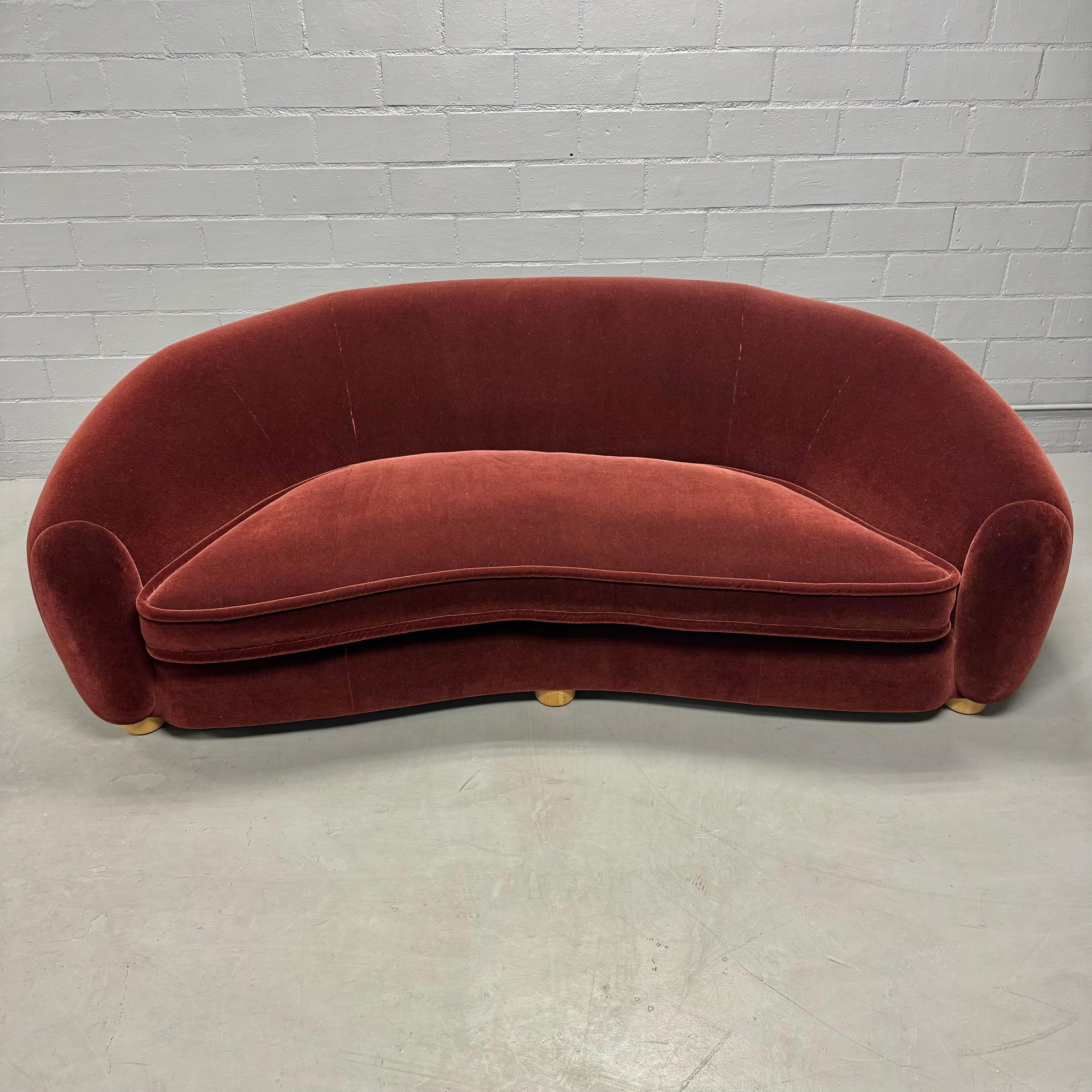 Polar Bear Sofa in the Style of Jean Royère, 2000s USA In Good Condition For Sale In Los Angeles, CA