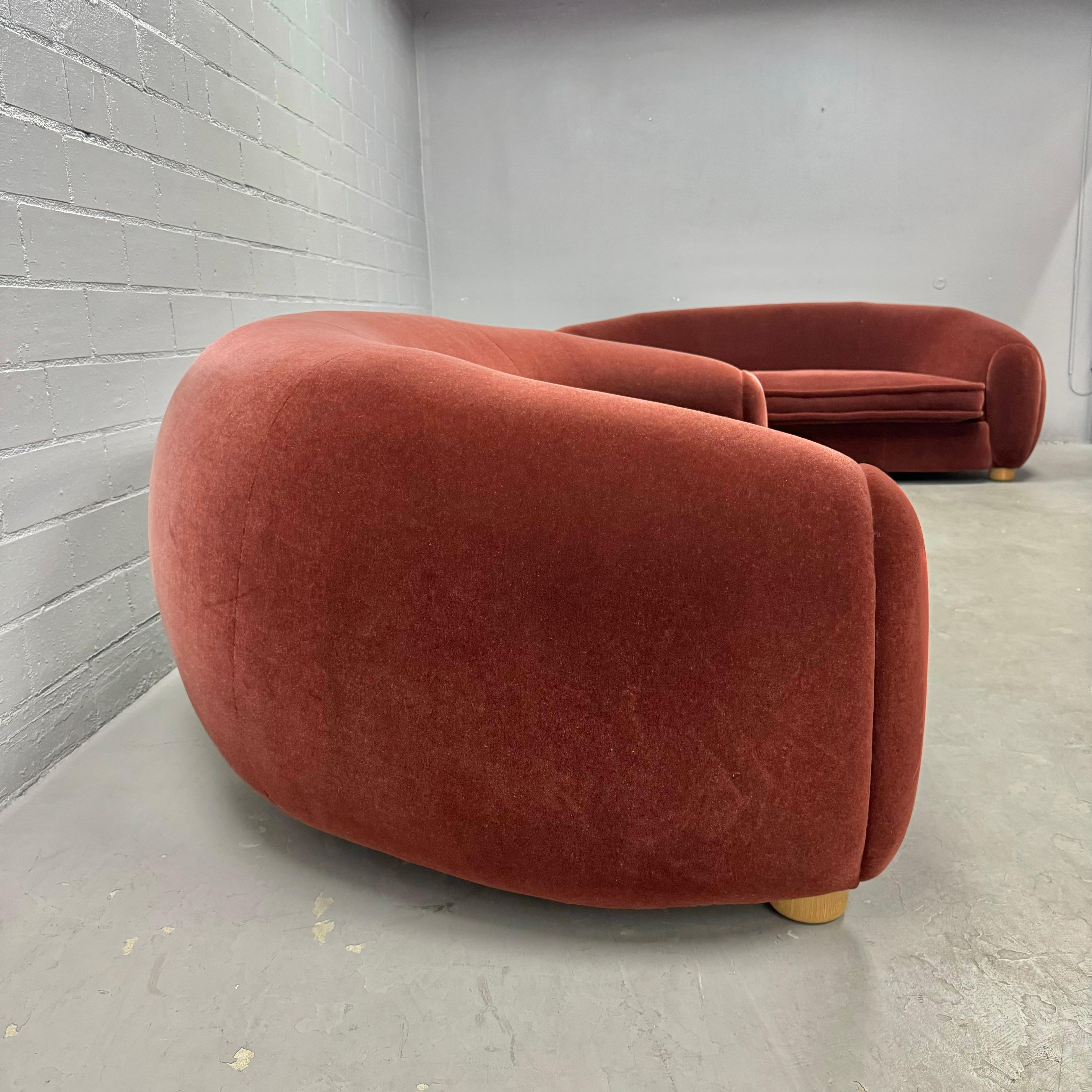 Polar Bear Sofa in the Style of Jean Royère, 2000s USA For Sale 1