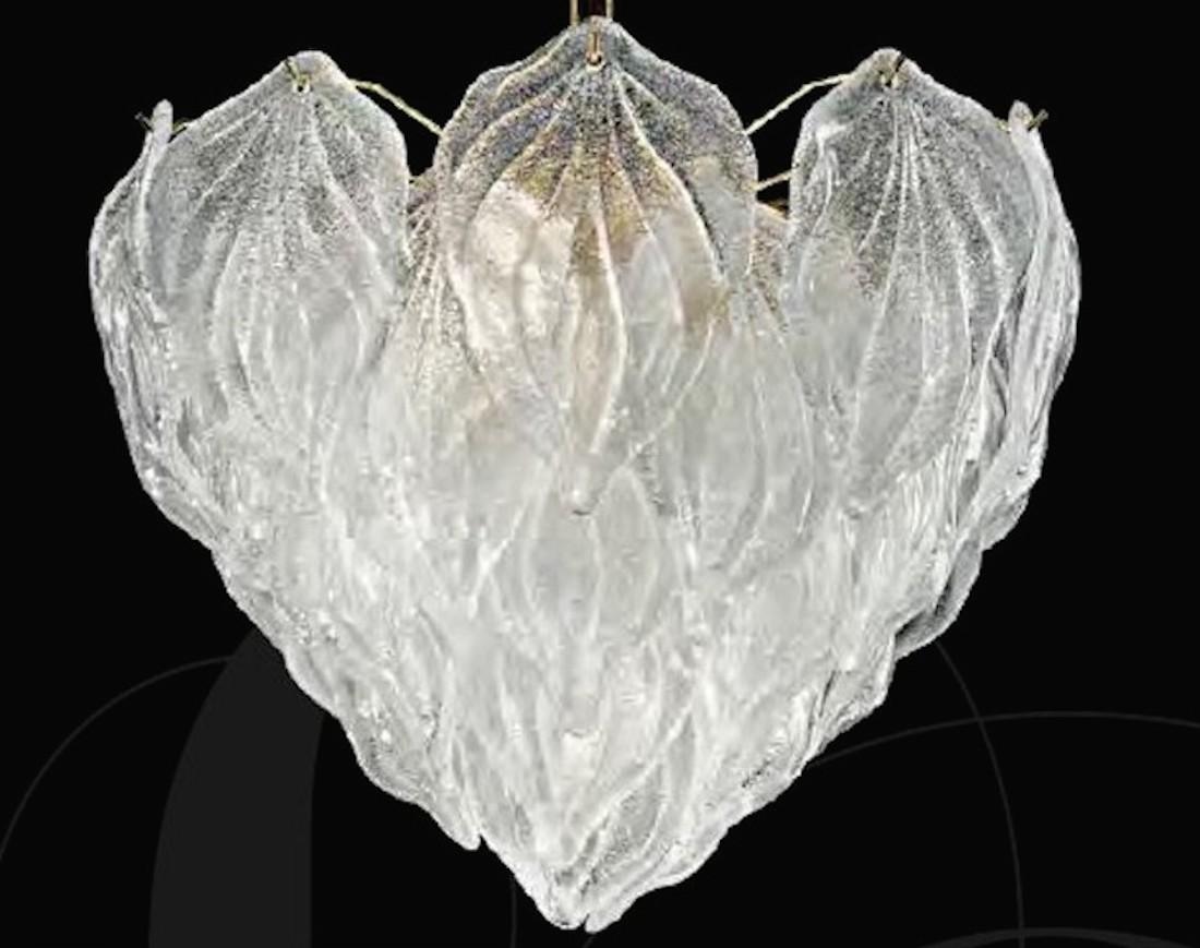 Polar Murano Glass Chandelier, Italy, 1970s In Excellent Condition For Sale In Rome, IT