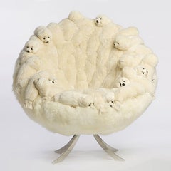 Polar Plush Baby Seals Armchair Swivel in Limited Edition