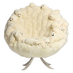 Polar Plush Baby Seals Armchair Swivel in Limited Edition