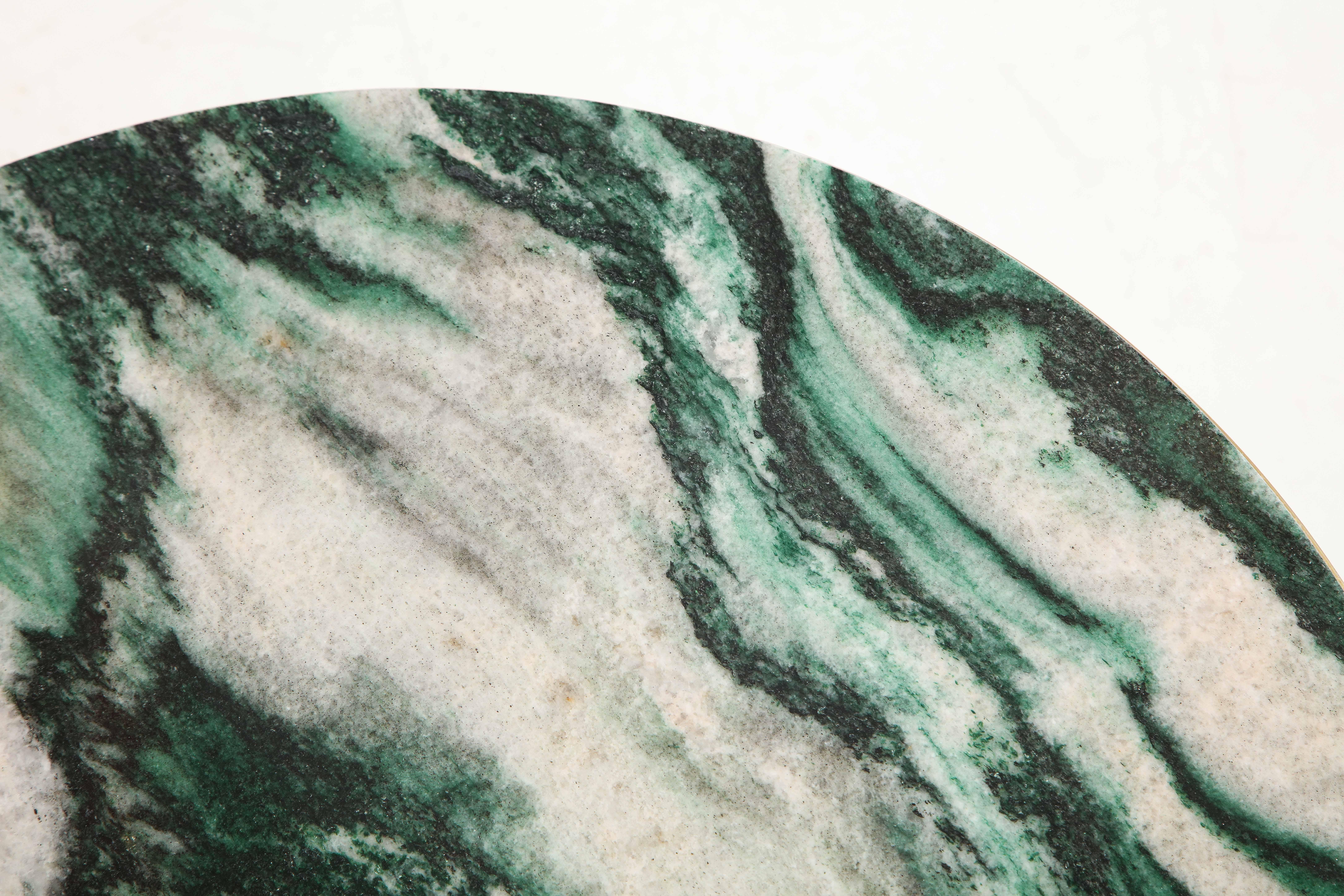 Polar Verde Marble Low Table 1