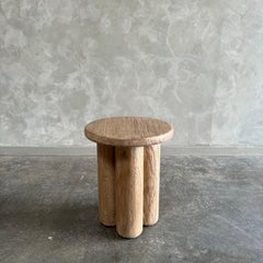 Tavolino in legno di olmo Polaris