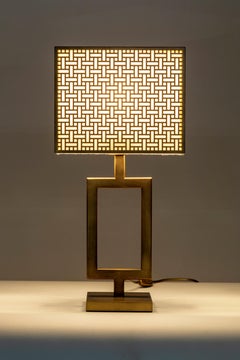 Polaris - Italian Table Lamp in Burnished Metal