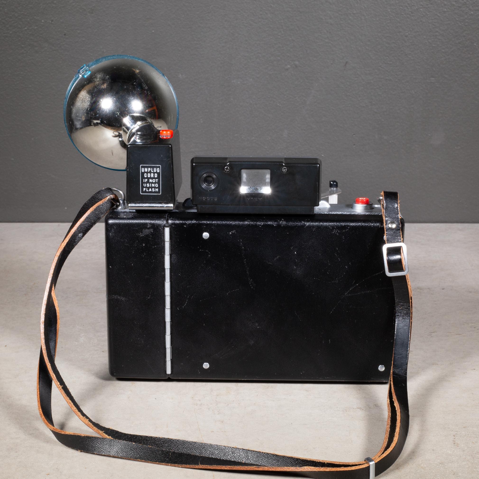 20th Century Polaroid 100 Land Camera and Leather Case c.1963-1966 For Sale