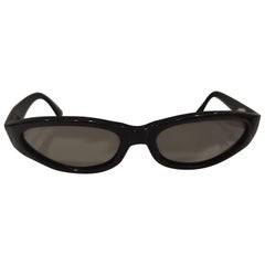 Retro Polaroid brown sunglasses