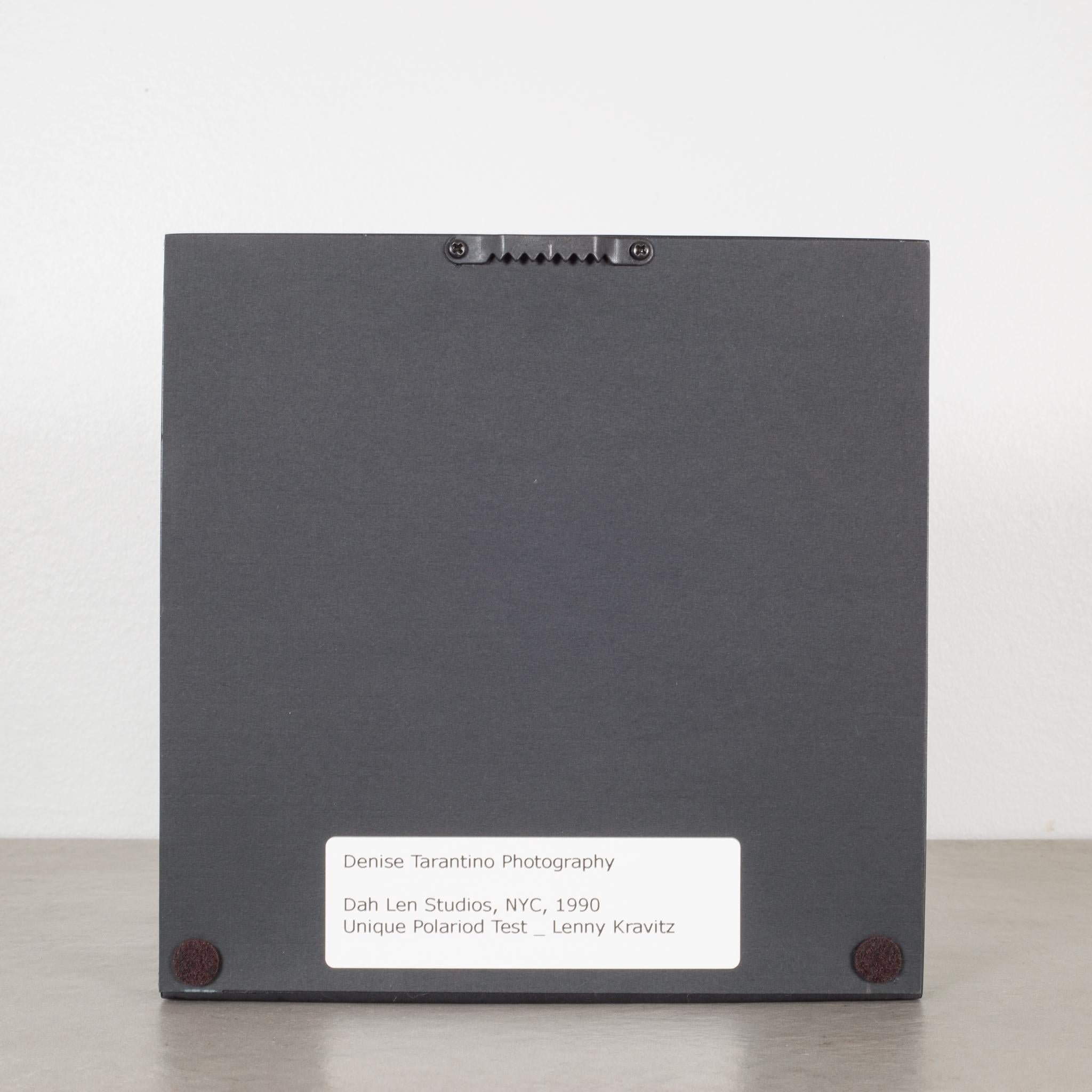 Modern Polaroid Test Image of Lenny Kravitz by Denise Tarantino for Dah Len Studios