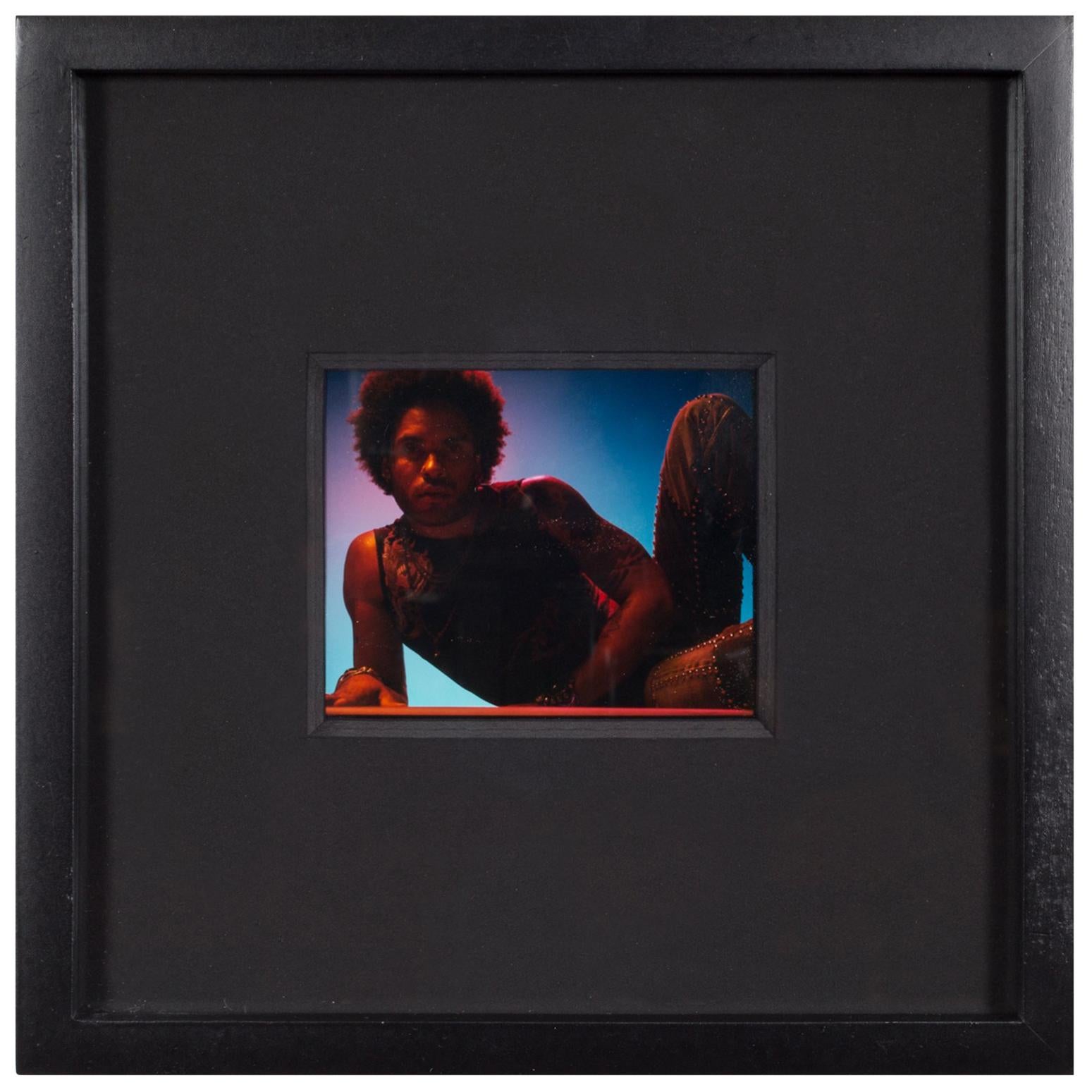 Polaroid Test Image of Lenny Kravitz by Denise Tarantino for Dah Len Studios