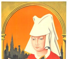 Originales Vintage-Poster „Belgienische Kunststädte“ 1932