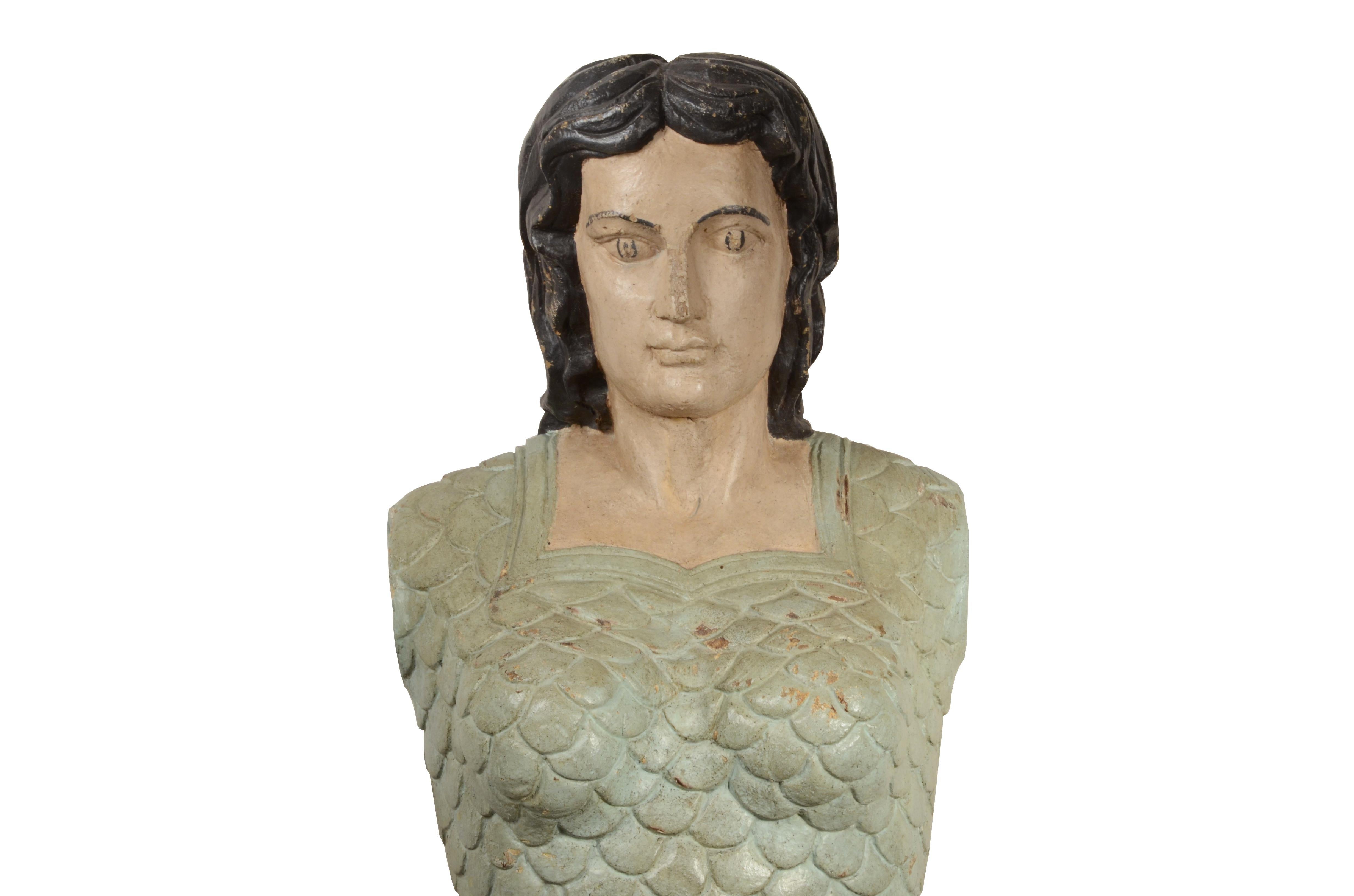 Polena raffigurante una figura femminile Indie Orientali fine del XIX secolo en vente 12