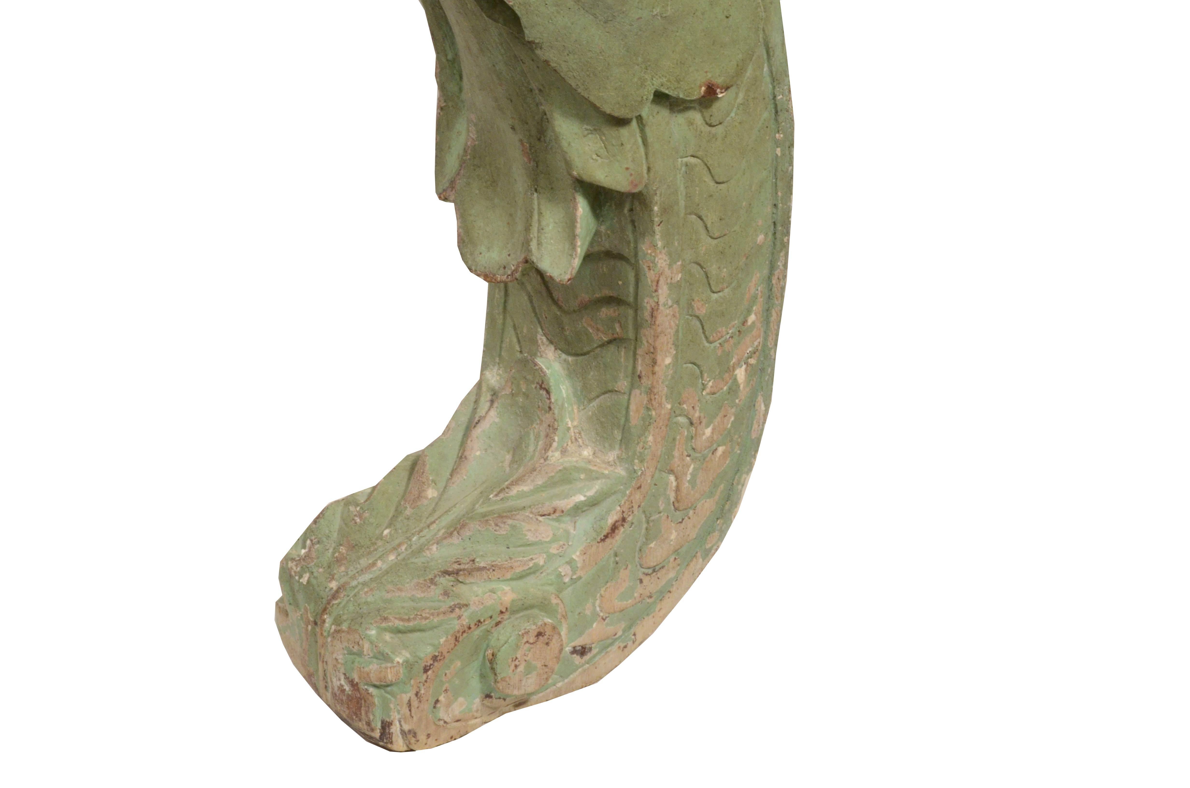 Polena raffigurante una figura femminile Indie Orientali fine del XIX secolo For Sale 1