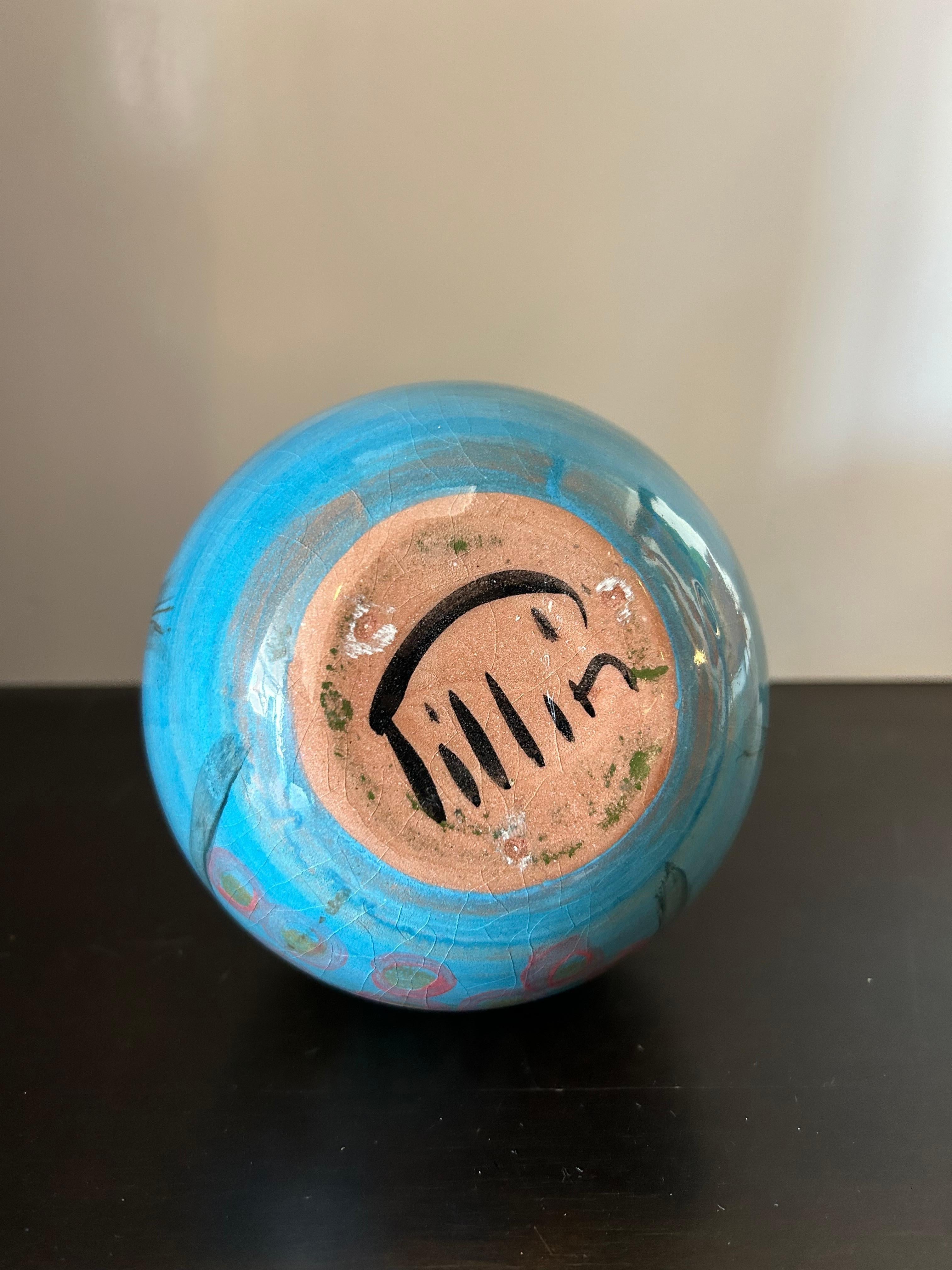 Américain Vase en porcelaine des années 1960 par Polia Pillin en vente
