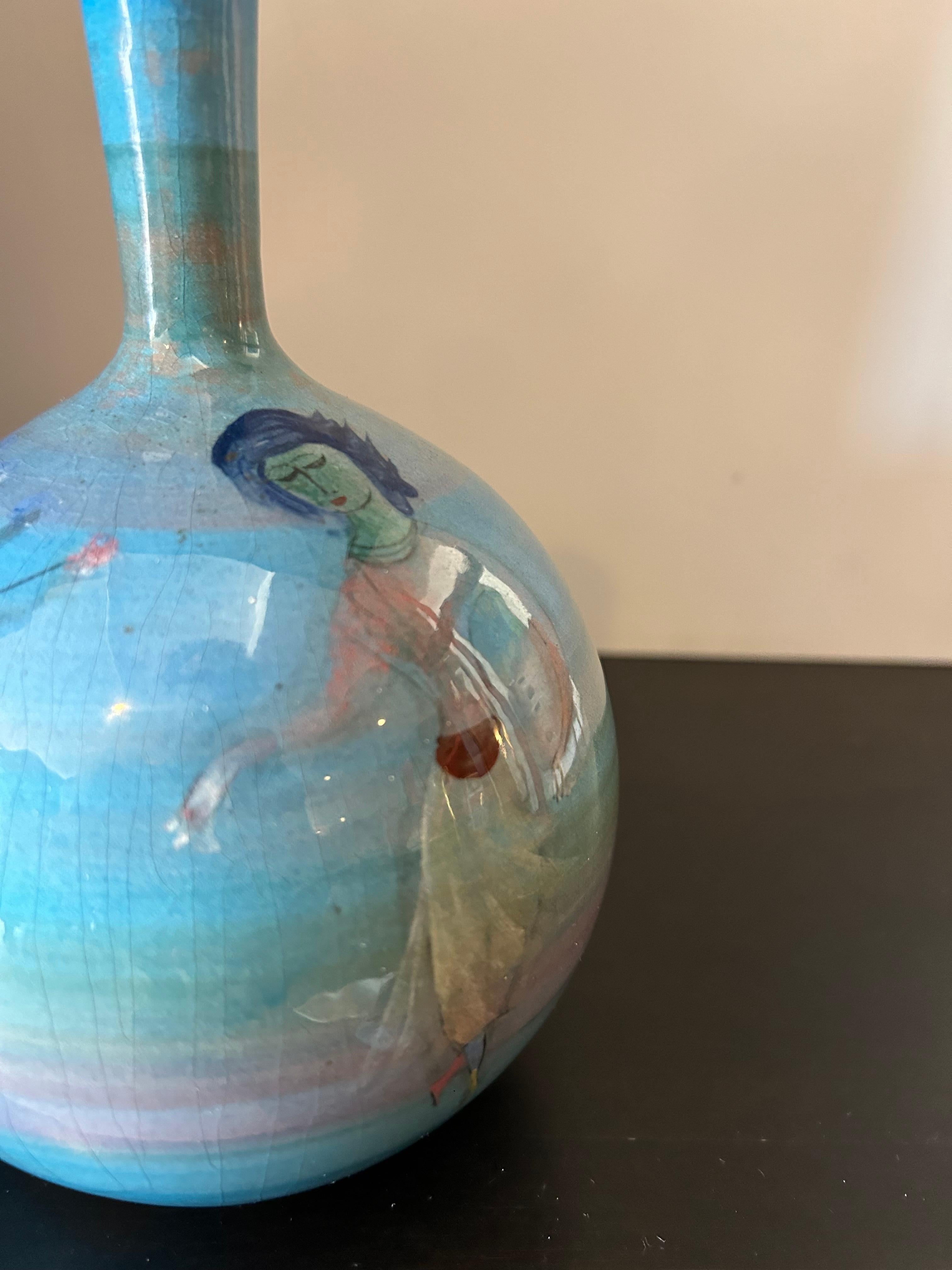 Vase en porcelaine des années 1960 par Polia Pillin Bon état - En vente à Phoenix, AZ