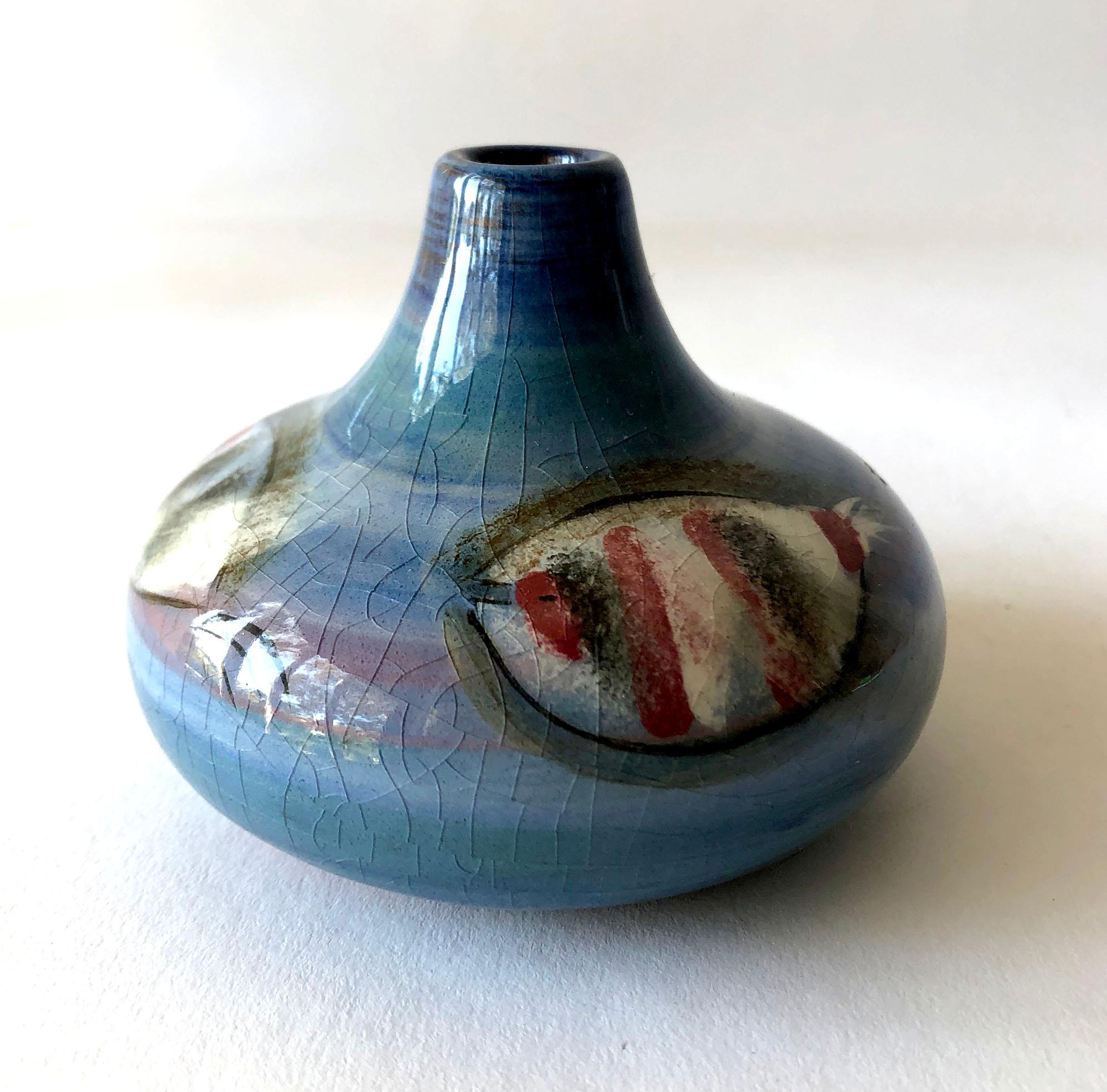 American Polia Pillin California Studio Pottery Weed Bud Vase