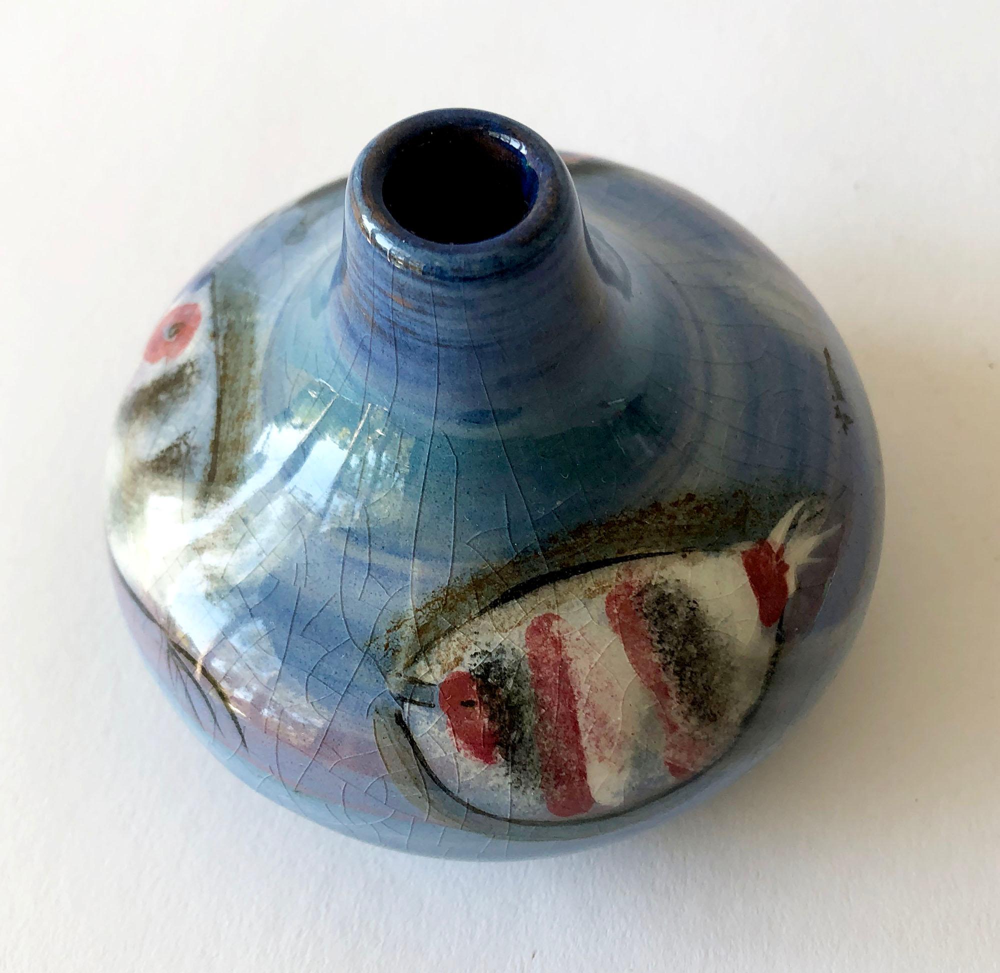 Polia Pillin California Studio Pottery Weed Bud Vase In Good Condition In Palm Springs, CA