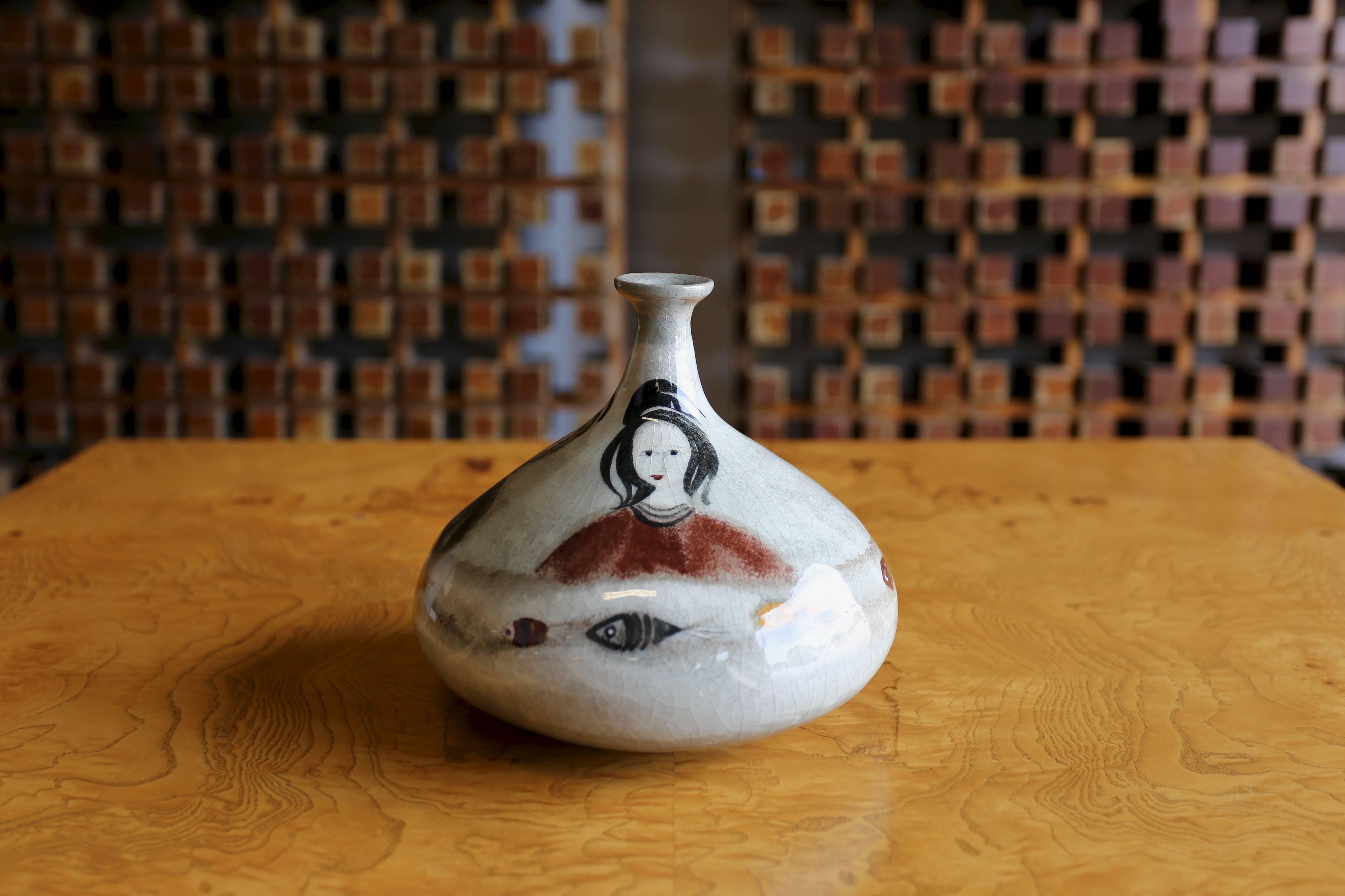 20th Century Polia Pillin Ceramic Vase